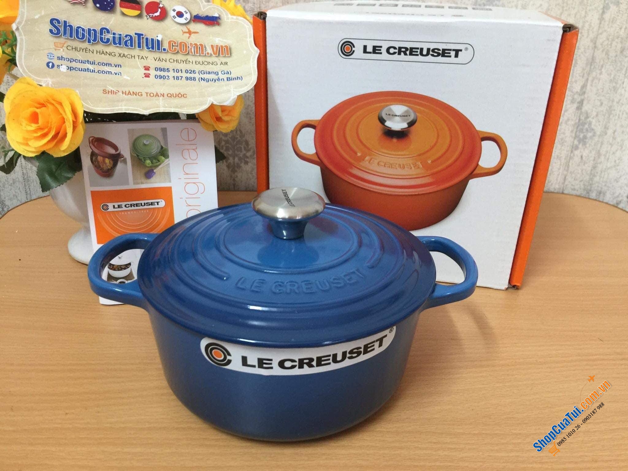 NỒI Le Creuset sz 22 cm - Xanh Marseille.