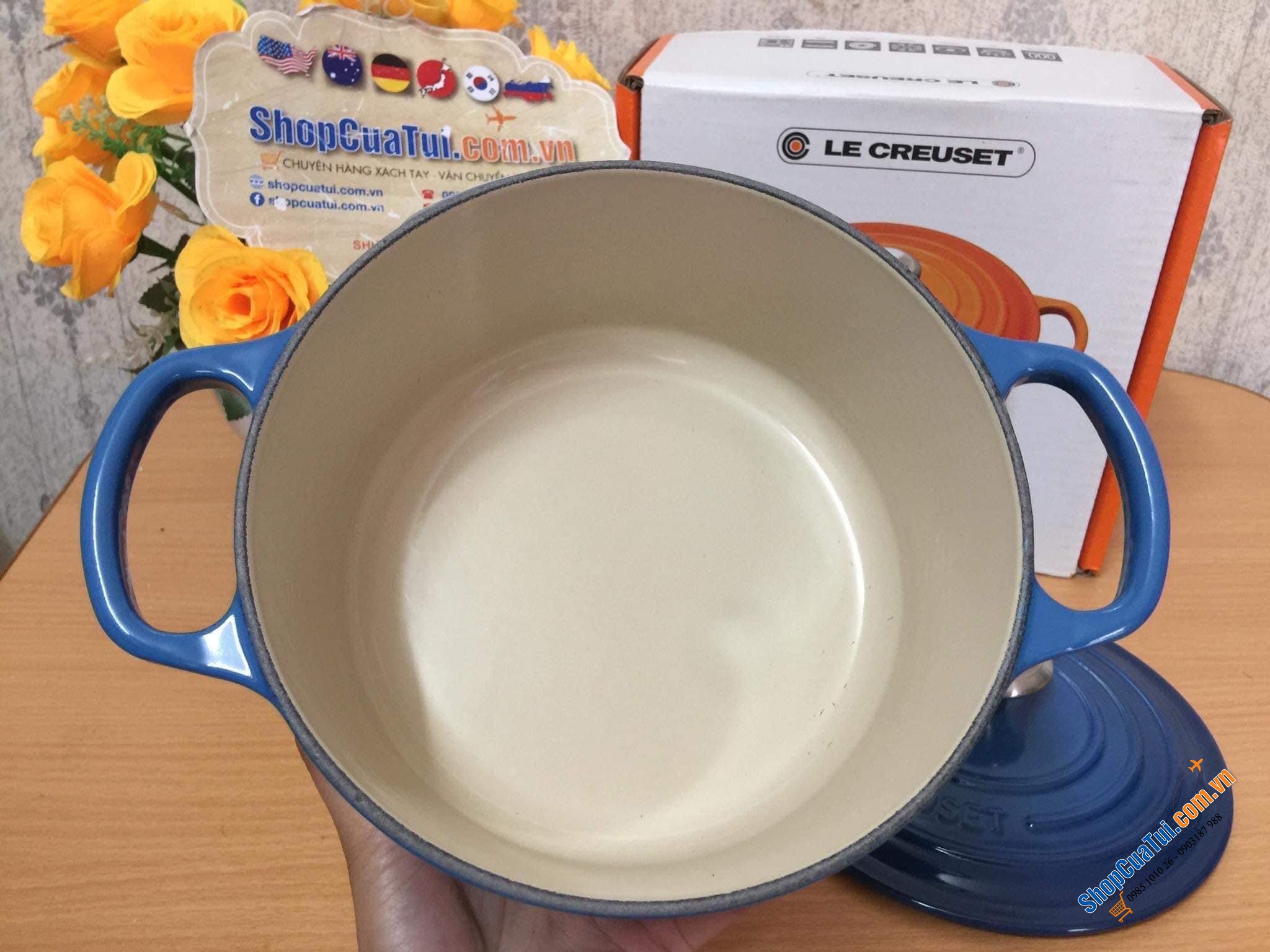 NỒI Le Creuset sz 22 cm - Xanh Marseille.