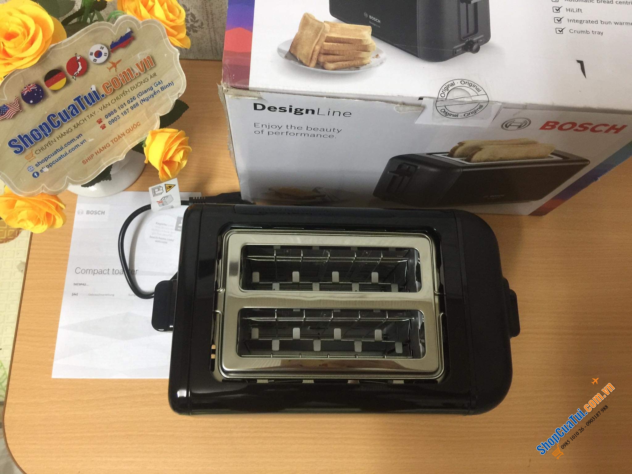 MÁY NƯỚNG BÁNH MỲ BOSCH COMFORTLINE.