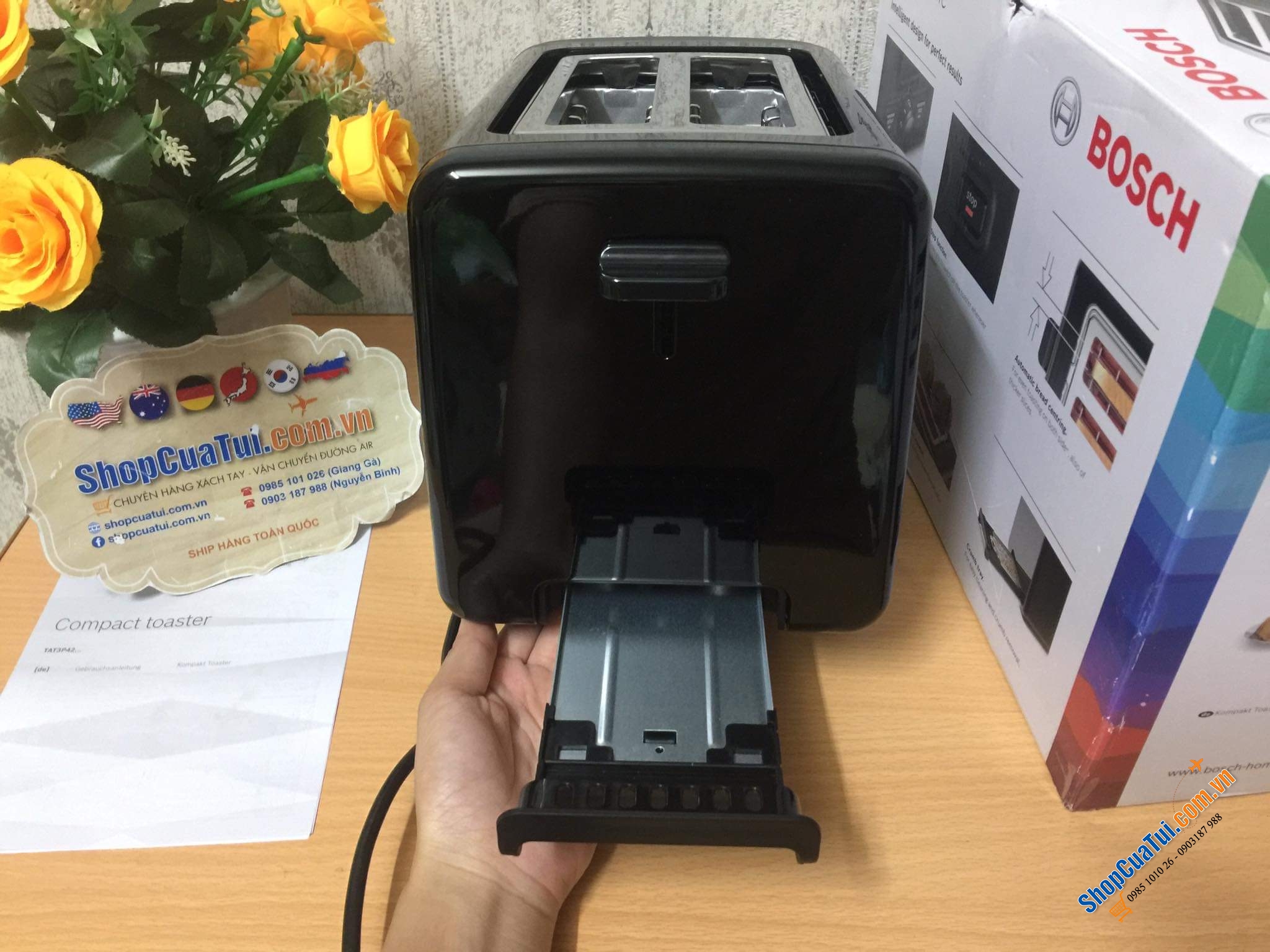 MÁY NƯỚNG BÁNH MỲ BOSCH COMFORTLINE.