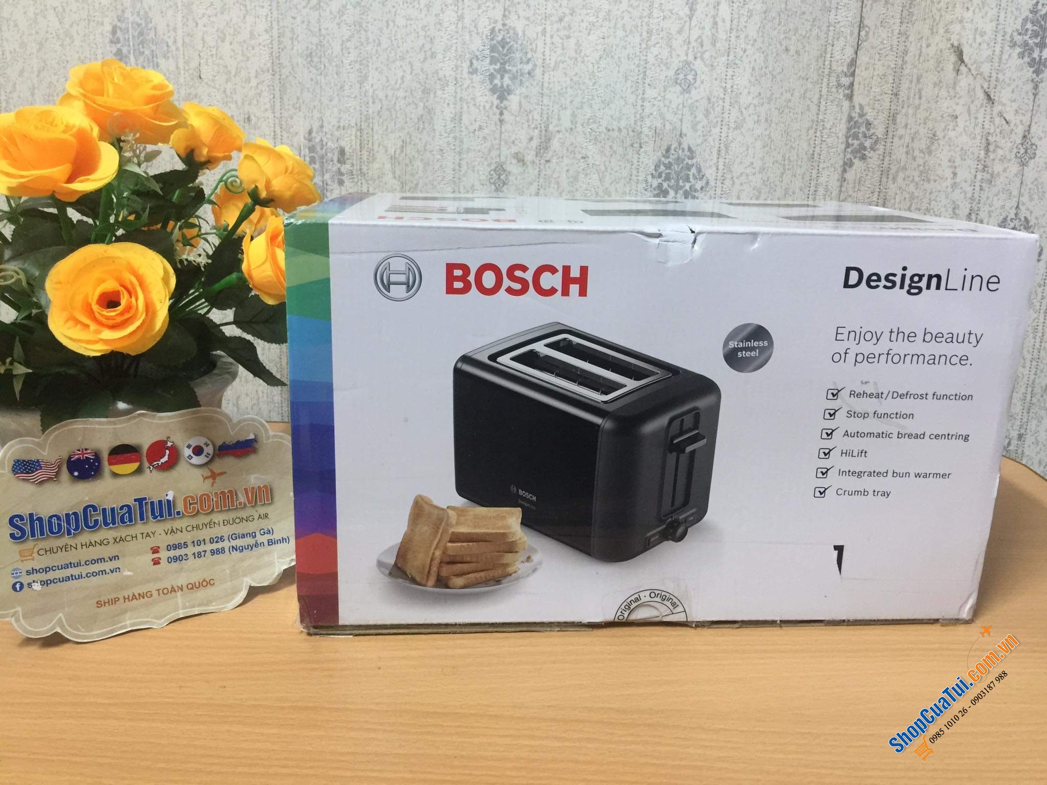 MÁY NƯỚNG BÁNH MỲ BOSCH COMFORTLINE.