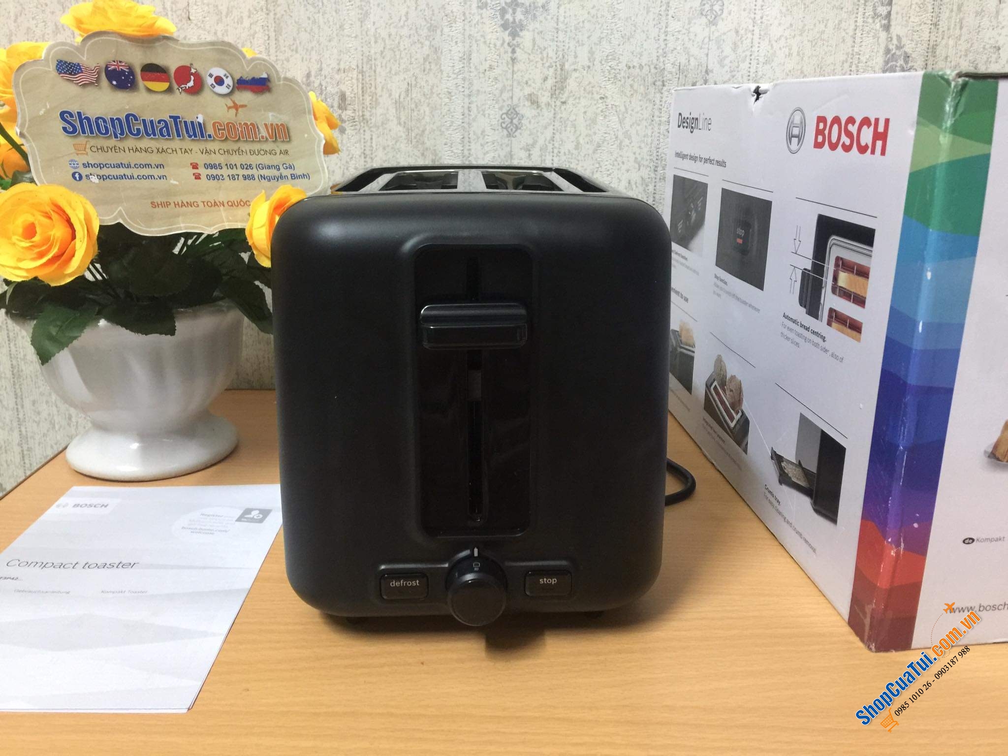 MÁY NƯỚNG BÁNH MỲ BOSCH COMFORTLINE.