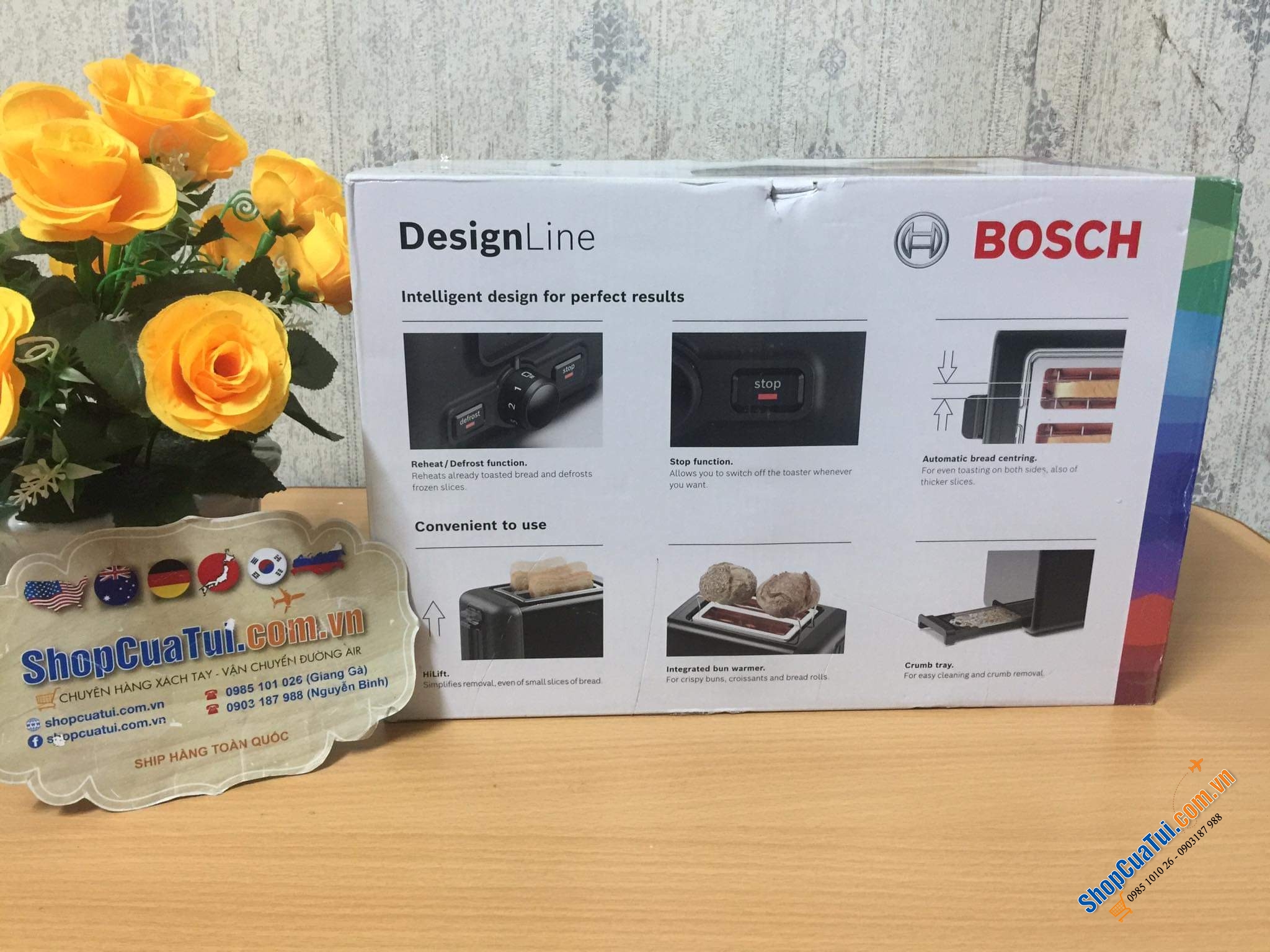 MÁY NƯỚNG BÁNH MỲ BOSCH COMFORTLINE.