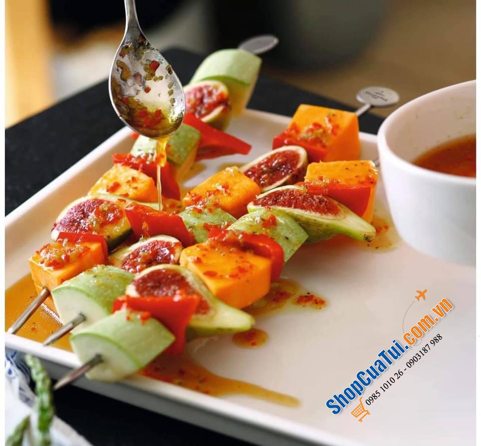 BỘ 6 XIÊN THỊT RAU CỦ INOX VILLEROY BOCH.