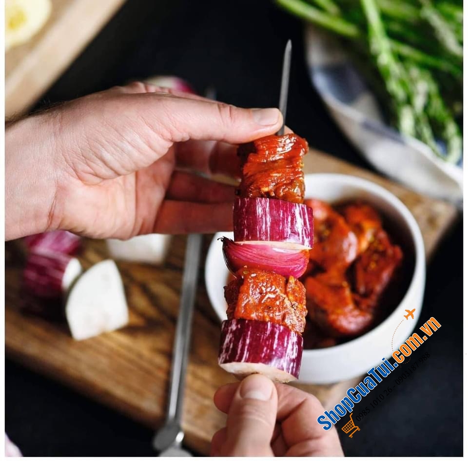 BỘ 6 XIÊN THỊT RAU CỦ INOX VILLEROY BOCH.