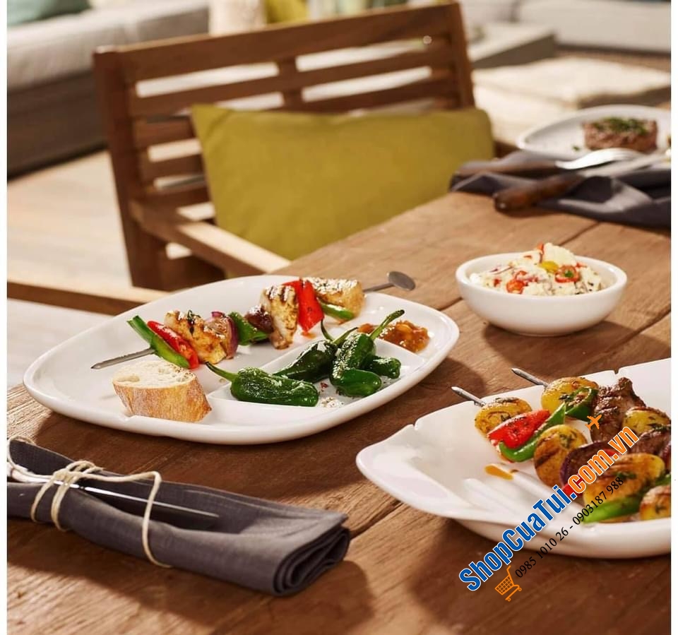 BỘ 6 XIÊN THỊT RAU CỦ INOX VILLEROY BOCH.