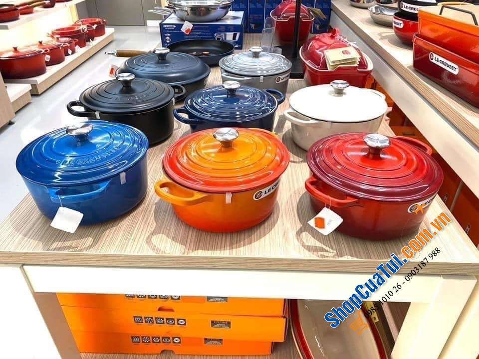 NỒI Le Creuset 22cm MÀU CAM OFENROT.