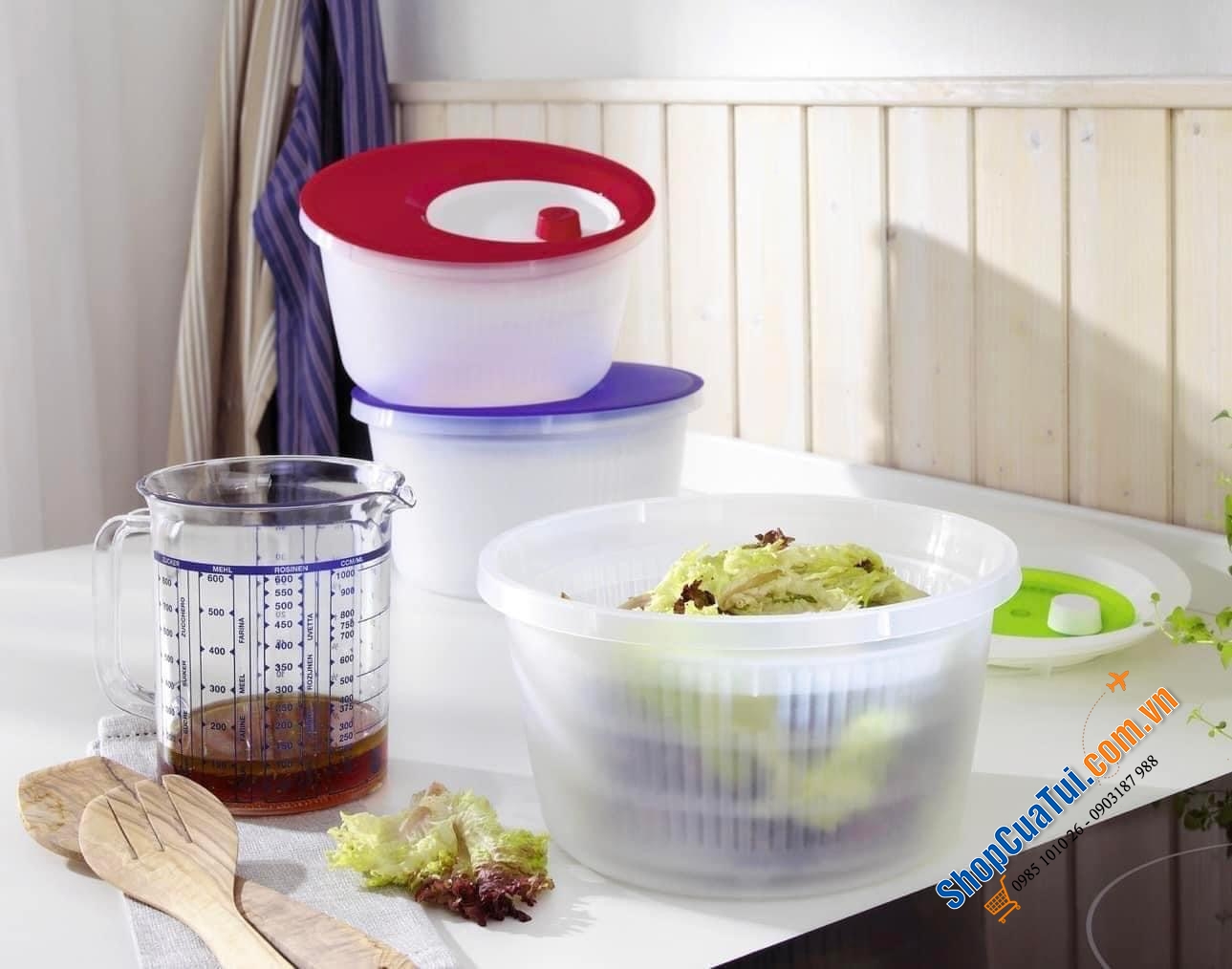 RỔ QUAY KHÔ RAU EMSA - made in Germany