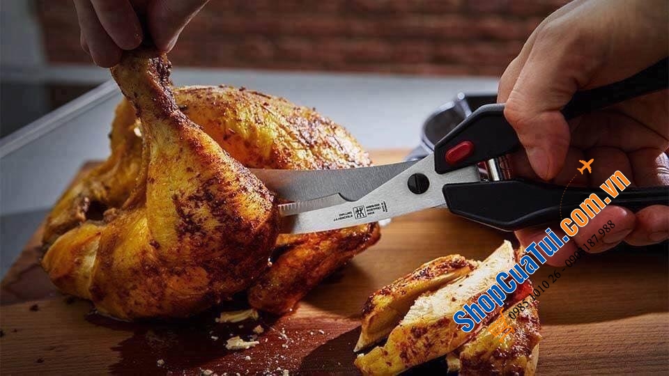 KÉO CẮT GÀ ZWILLING - MADE IN GERMANY - CÓ CHỐT TAY CẦM