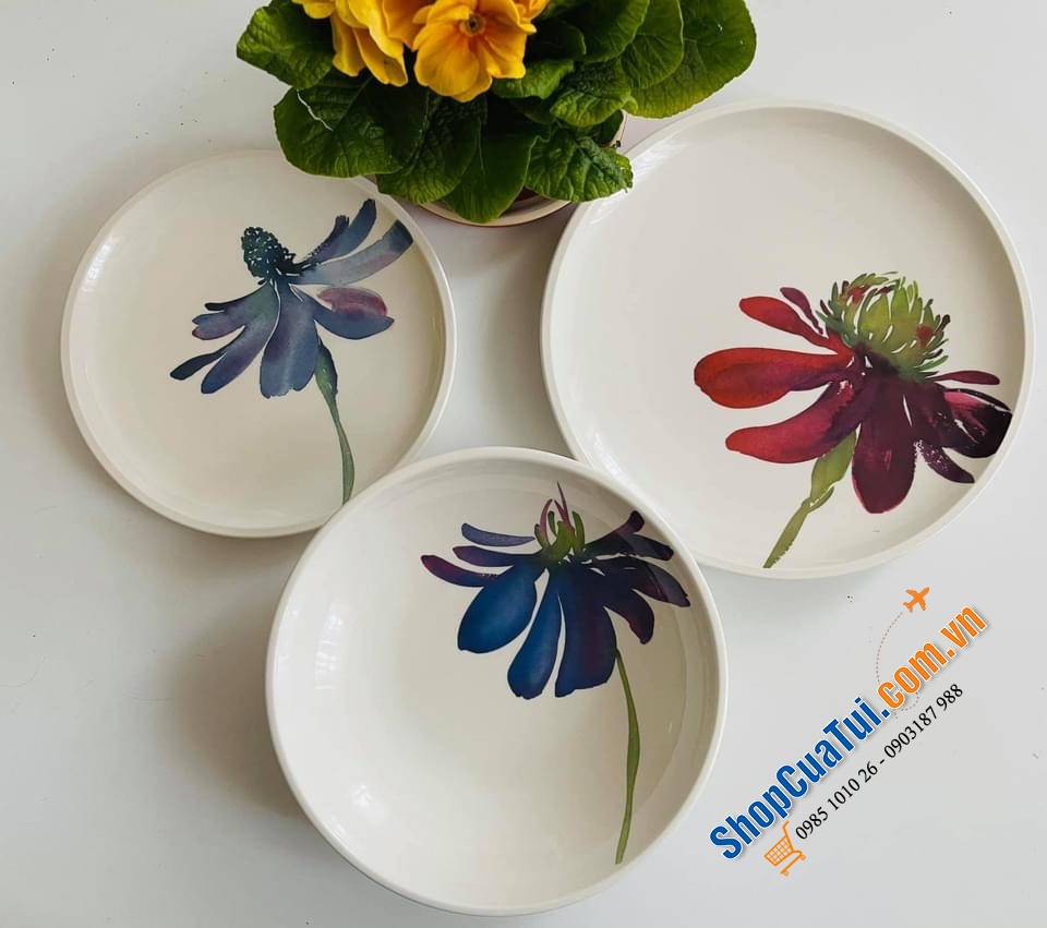 Set 3 đĩa cao cấp Villeroy Boch Artesano Art - MADE IN GERMANY.