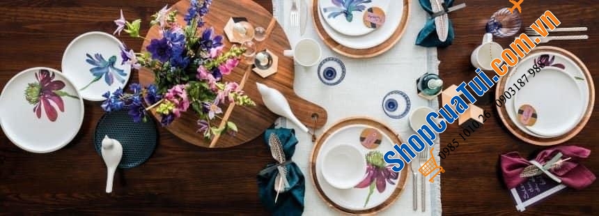 Set 3 đĩa cao cấp Villeroy Boch Artesano Art - MADE IN GERMANY.