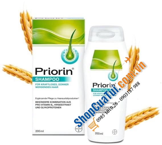 Dầu gội đầu trị rụng tóc, hói đầu làm dầy và dài tóc Priorin của ĐỨC.