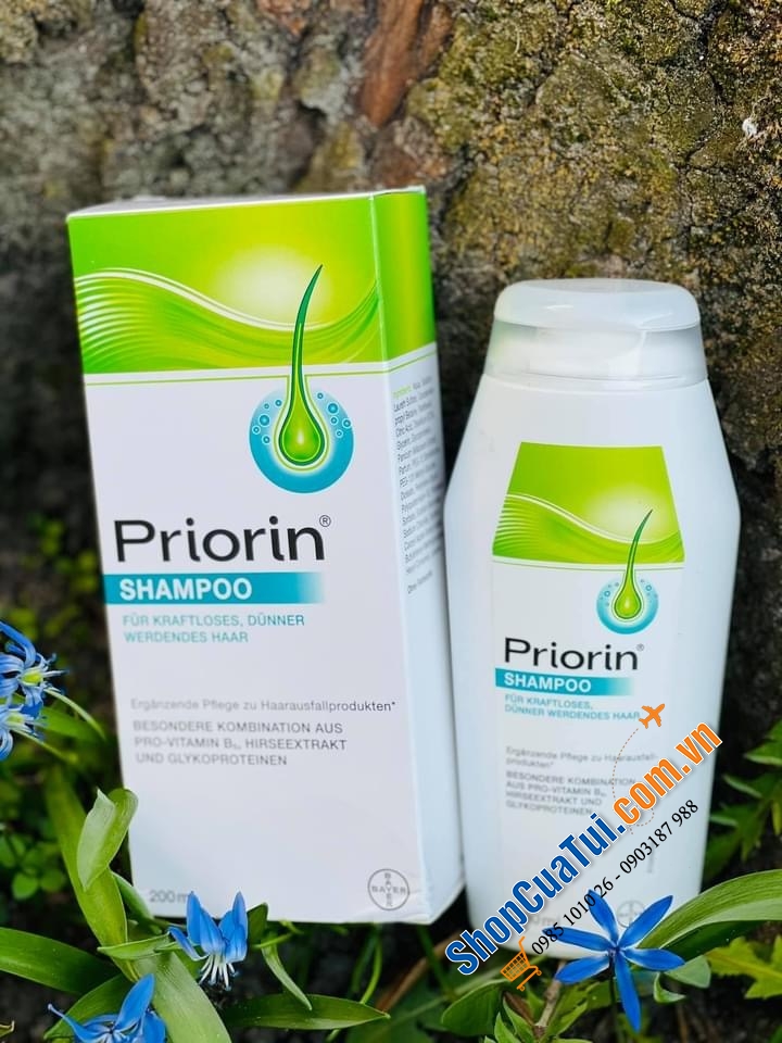 Dầu gội đầu trị rụng tóc, hói đầu làm dầy và dài tóc Priorin của ĐỨC.