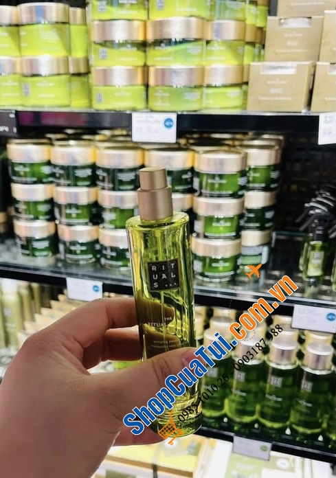 XỊT THƠM TÓC VÀ BODY RITUALS - MÙI SEN TRẮNG.