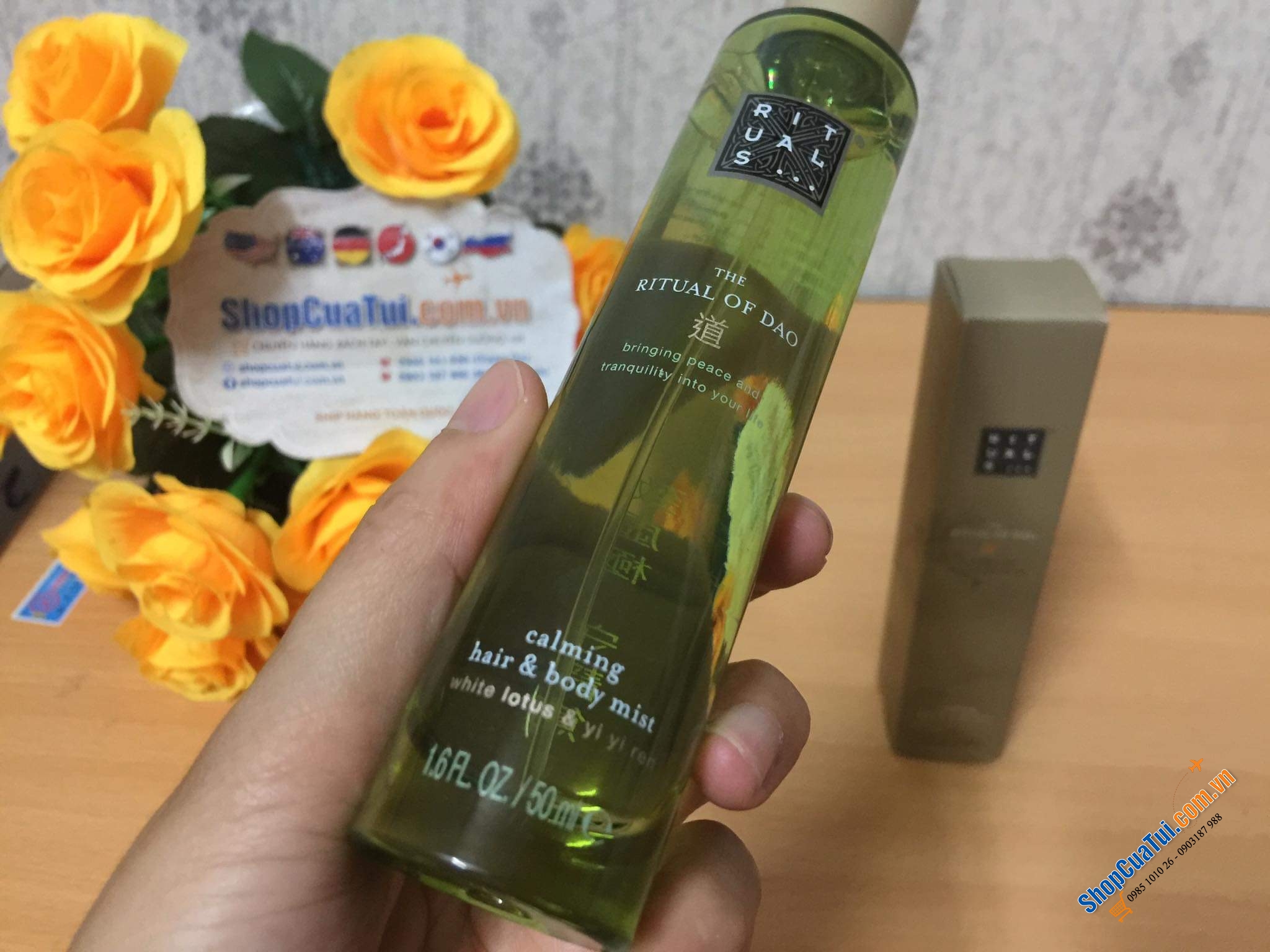 XỊT THƠM TÓC VÀ BODY RITUALS - MÙI SEN TRẮNG.