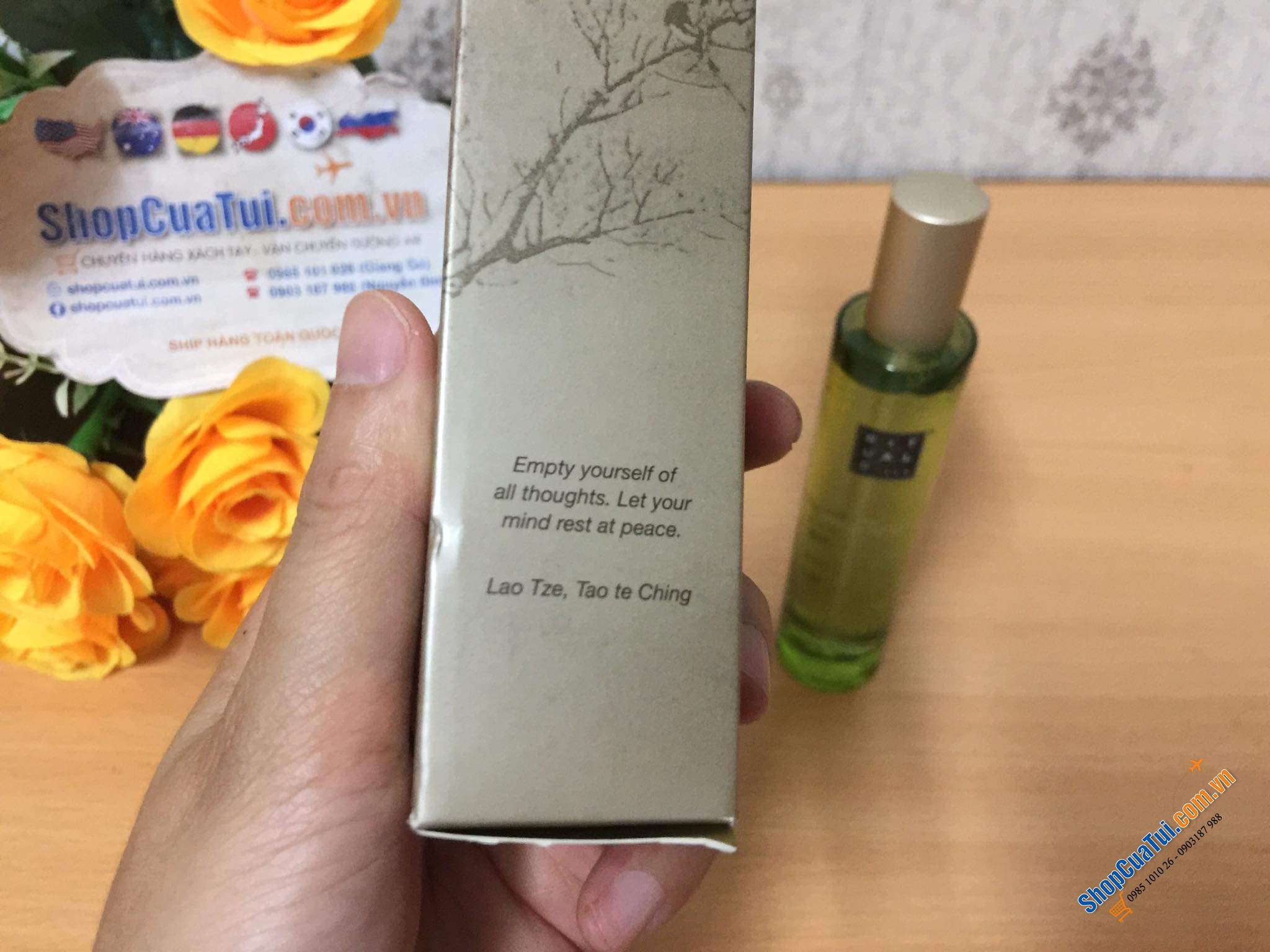 XỊT THƠM TÓC VÀ BODY RITUALS - MÙI SEN TRẮNG.