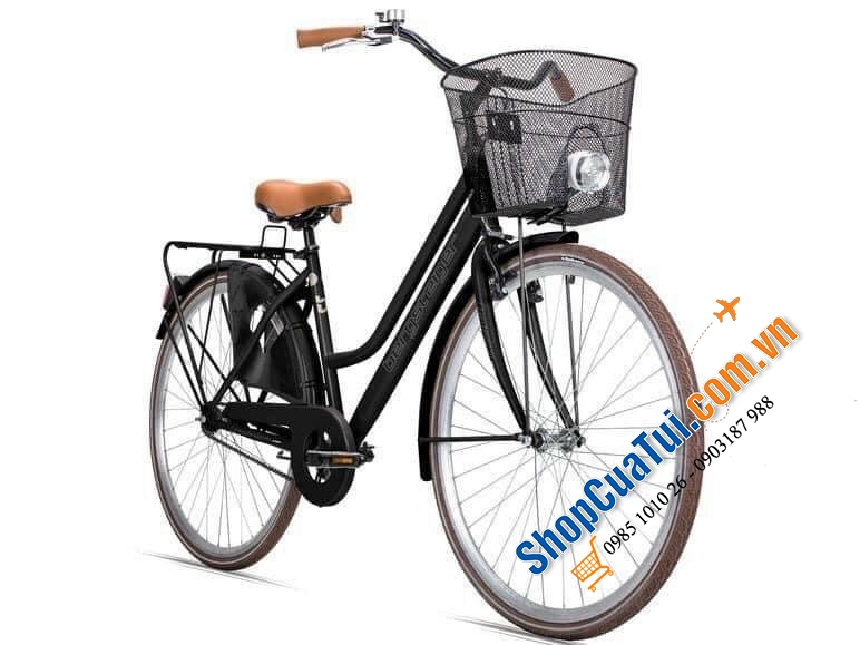 Xe đạp nữ Bergsteiger Cityrad Amtesdam -  mẫu khung 43cm -  Zoll 26cm siêu thích hợp cho chị em Việt nam  (1,45m -1,65m) Made in Germany