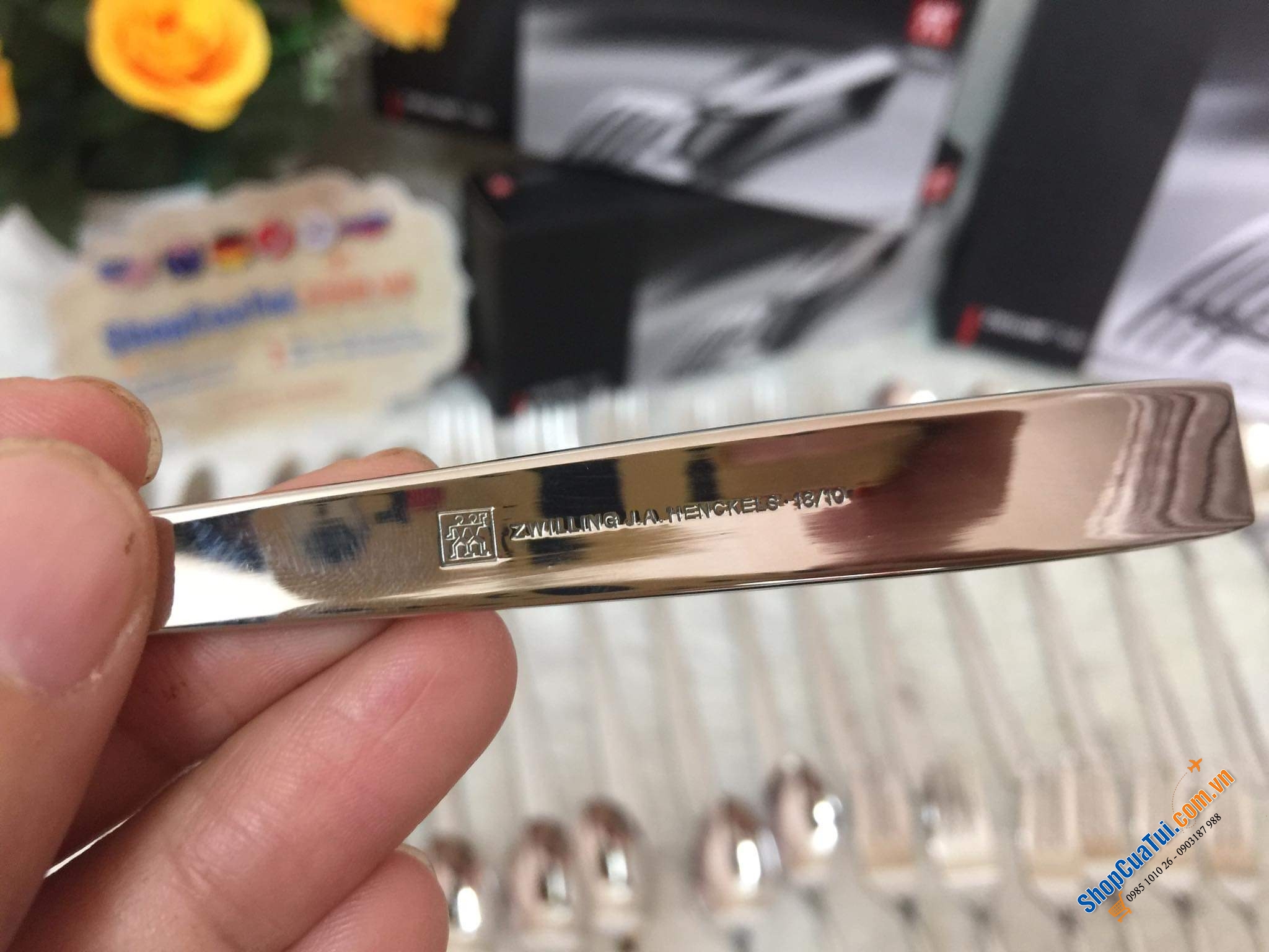 SET DAO THÌA DĨA ZWILLING ROSELAND 30 MÓN CHO 6 NGƯỜI