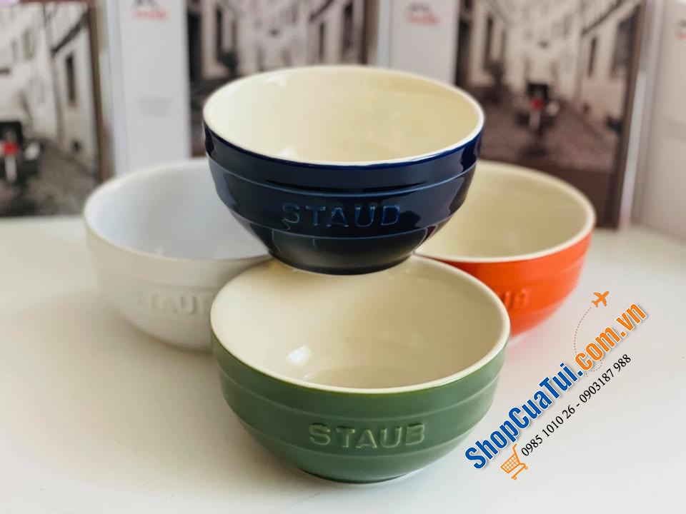 Set 4 bát ăn cơm Staub.