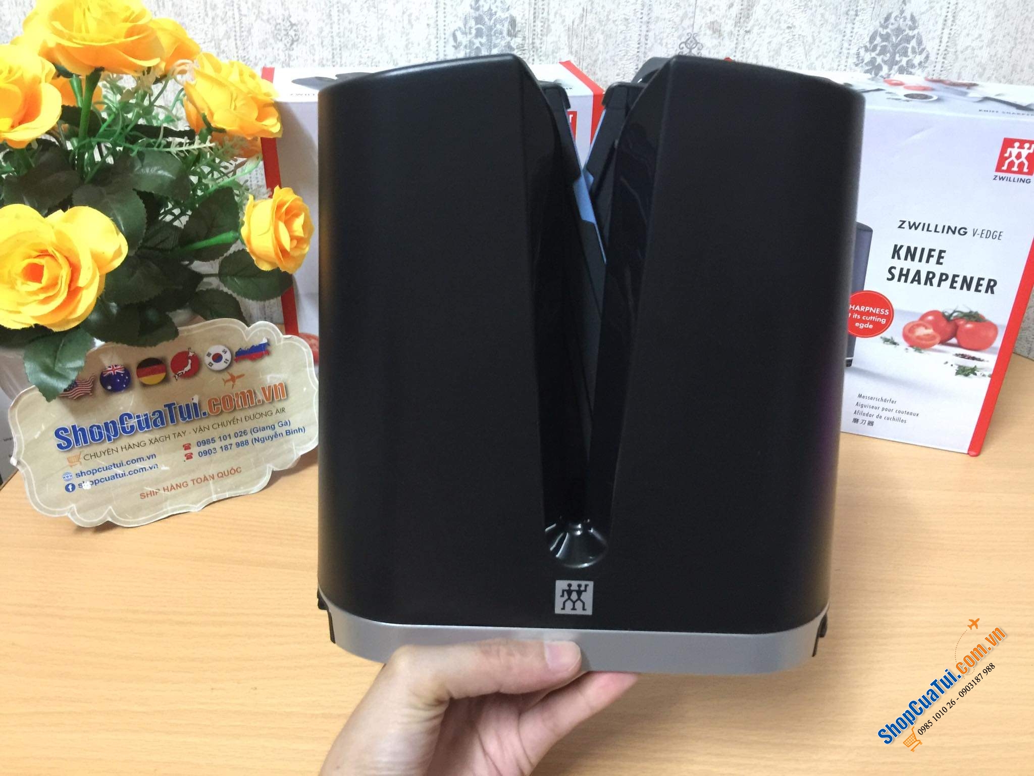 MÁY MÀI DAO CHUYÊN DỤNG ZWILLING V-EDGE.