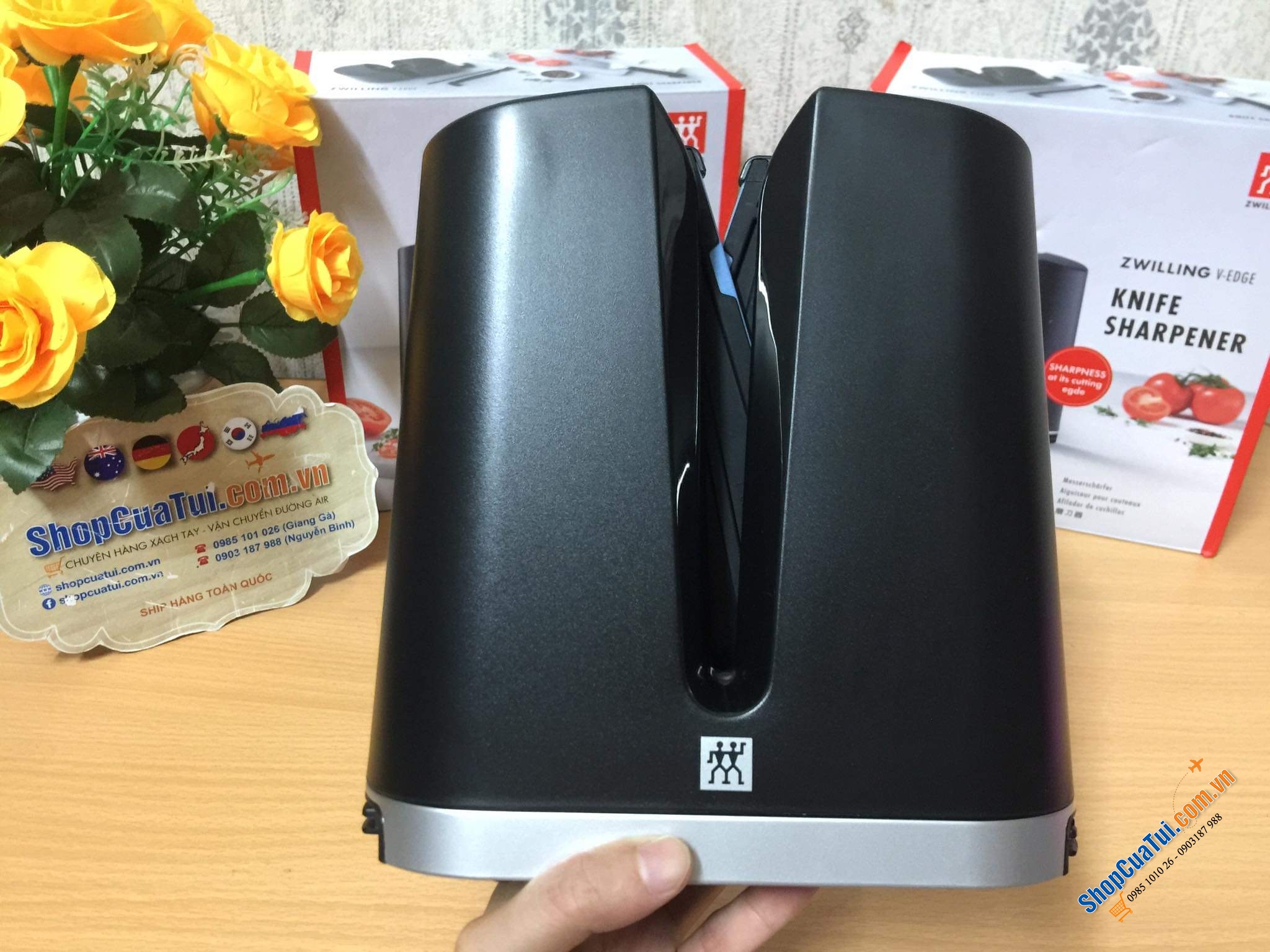 MÁY MÀI DAO CHUYÊN DỤNG ZWILLING V-EDGE.