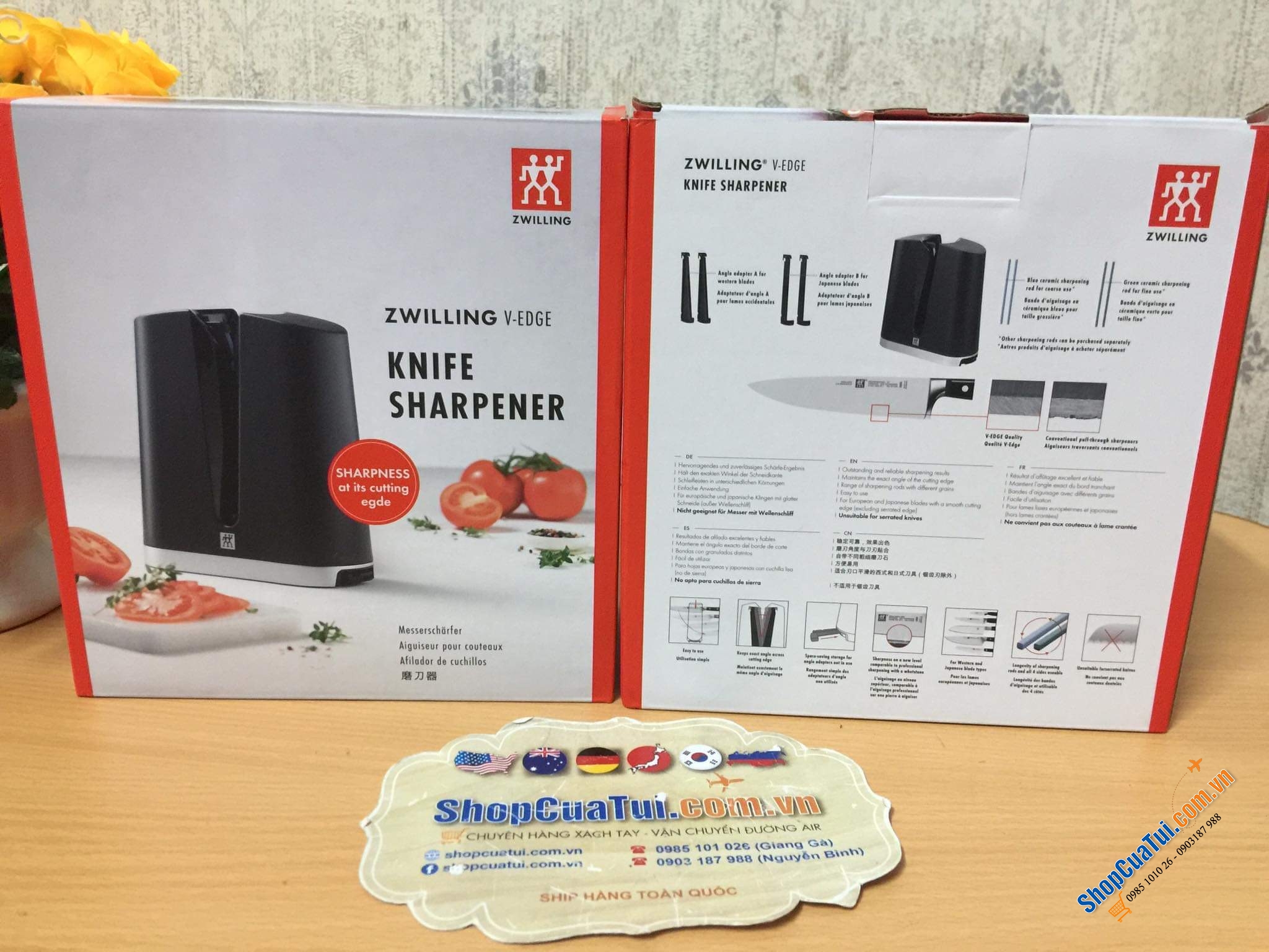 MÁY MÀI DAO CHUYÊN DỤNG ZWILLING V-EDGE.