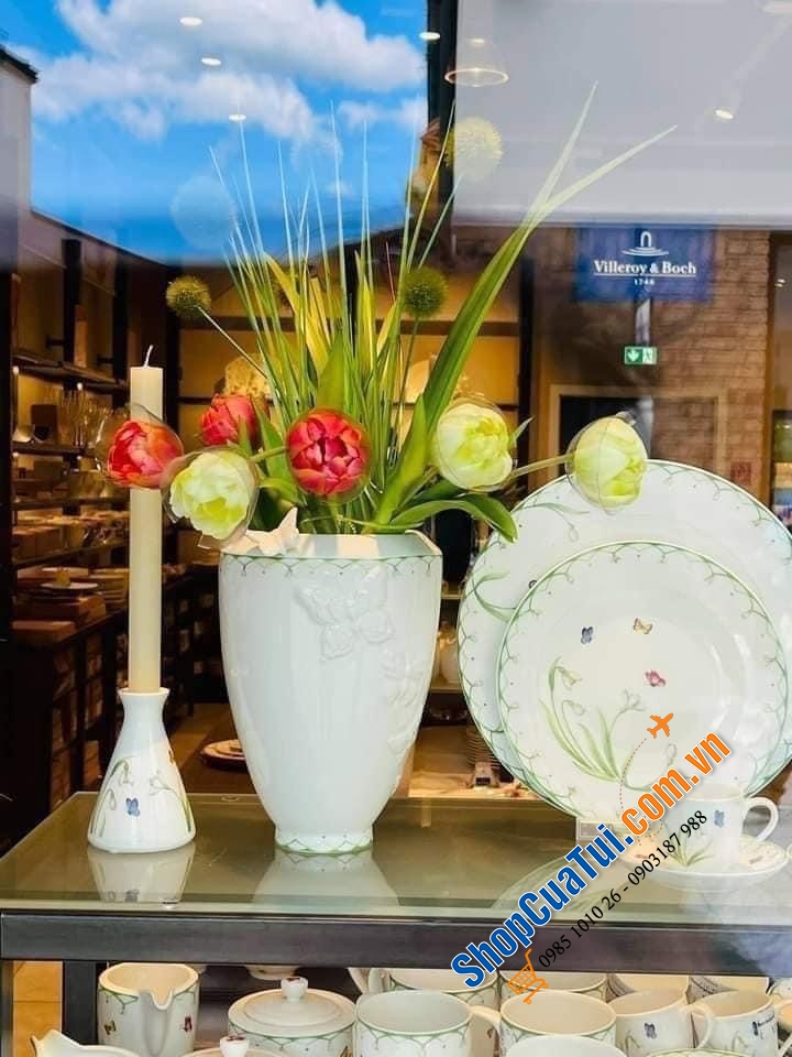 LỌ HOA CAO CẤP VILLEROY BOCH COLOURFUL SPRING - MADE IN GERMANY.