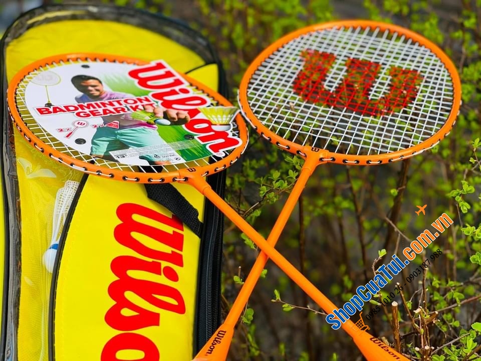 SET VỢT CẦU LÔNG WILSON GEAR KIT.