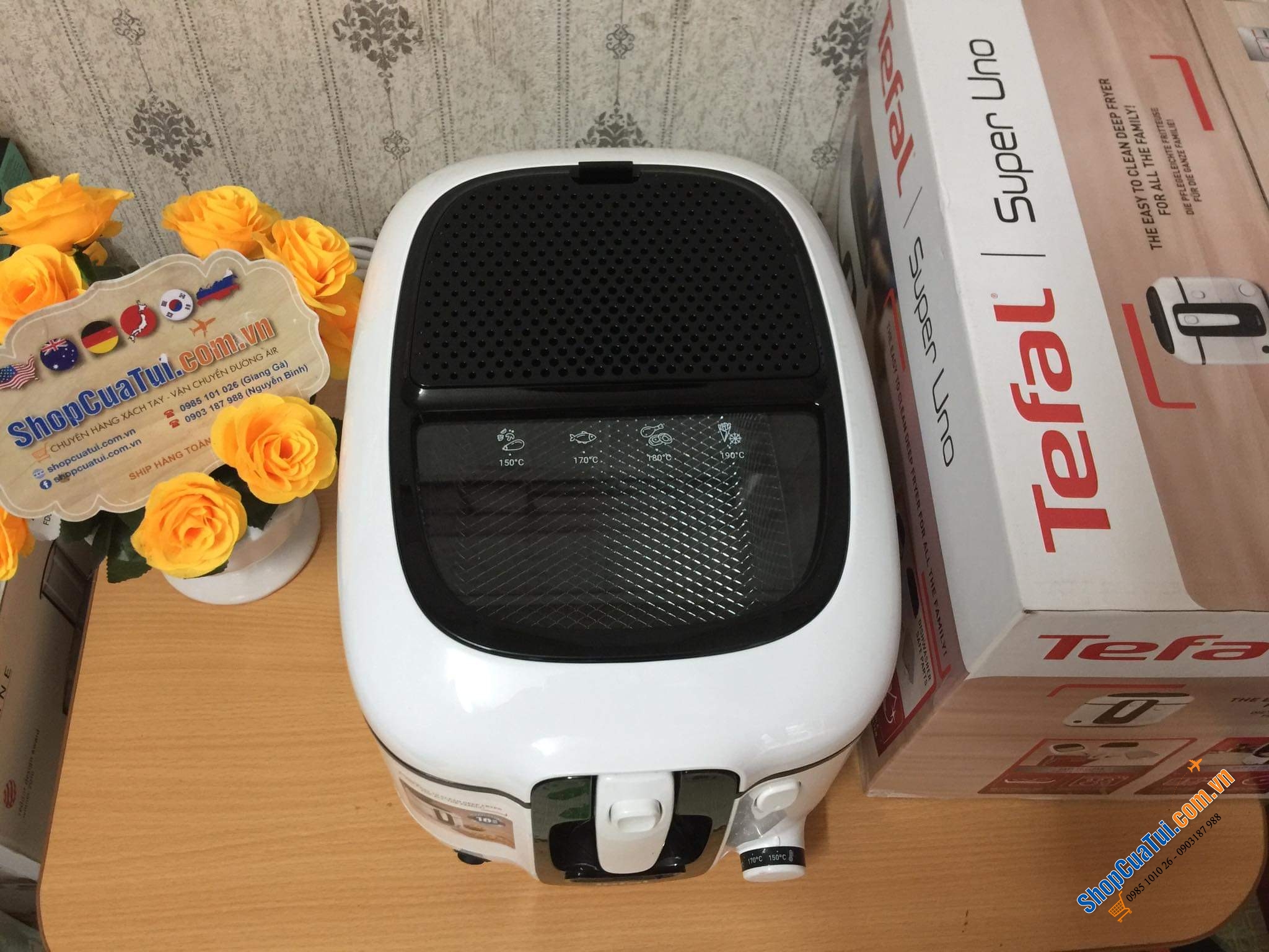 Nồi chiên ngập dầu Tefal FR3140 Super Uno Fryer model mới 2021