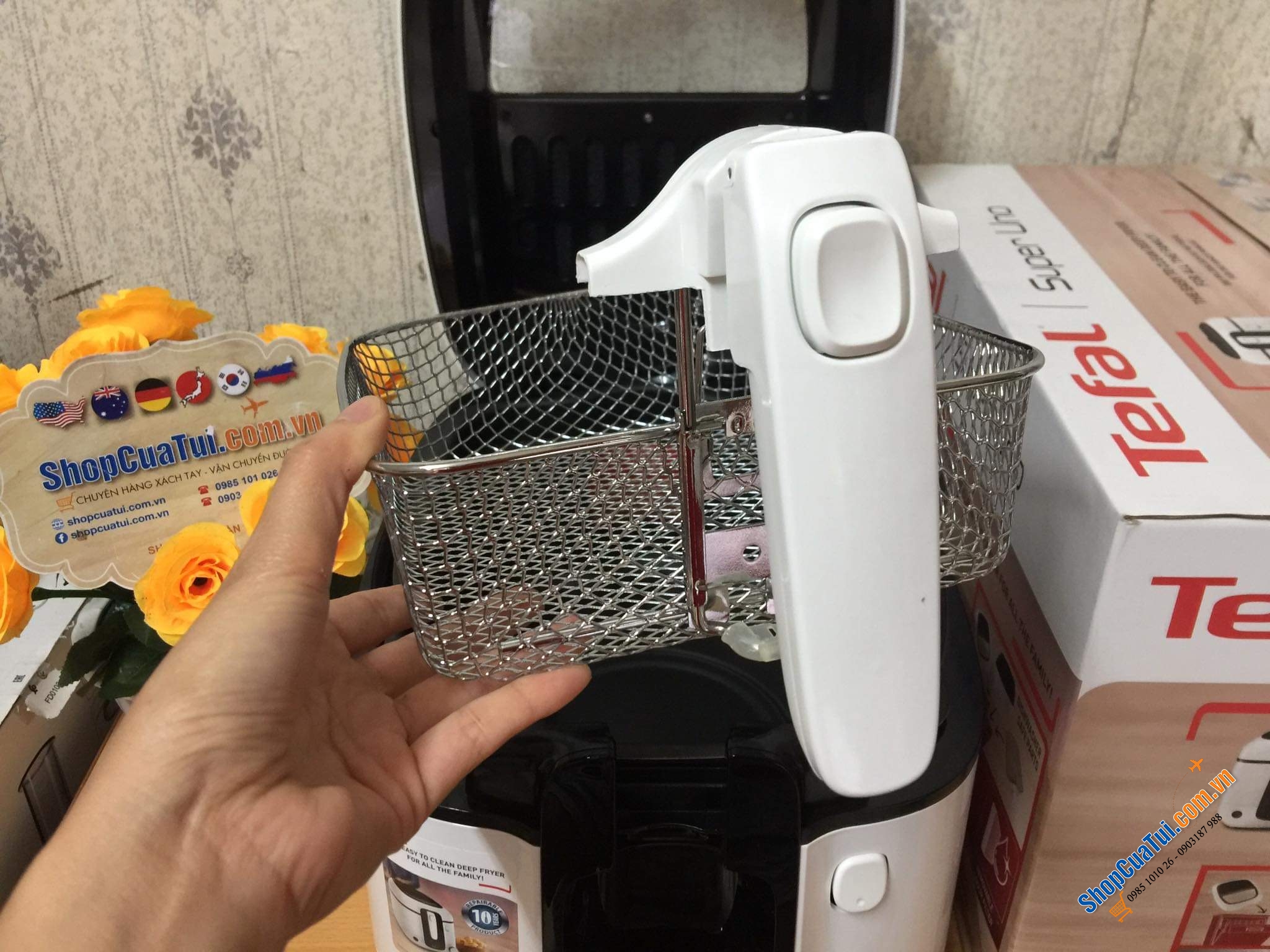 Nồi chiên ngập dầu Tefal FR3140 Super Uno Fryer model mới 2021