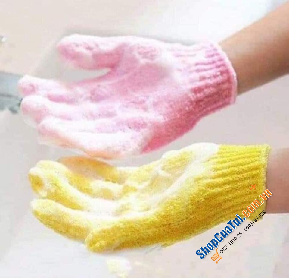 GĂNG TAY TẮM MASSAGE VÀ TẨY TẾ BÀO CHẾT EBELIN (1 CHIẾC) - HÀNG CHÍNH HÃNG XÁCH TAY TỪ ĐỨC. - giúp tẩy da chết khi tắm