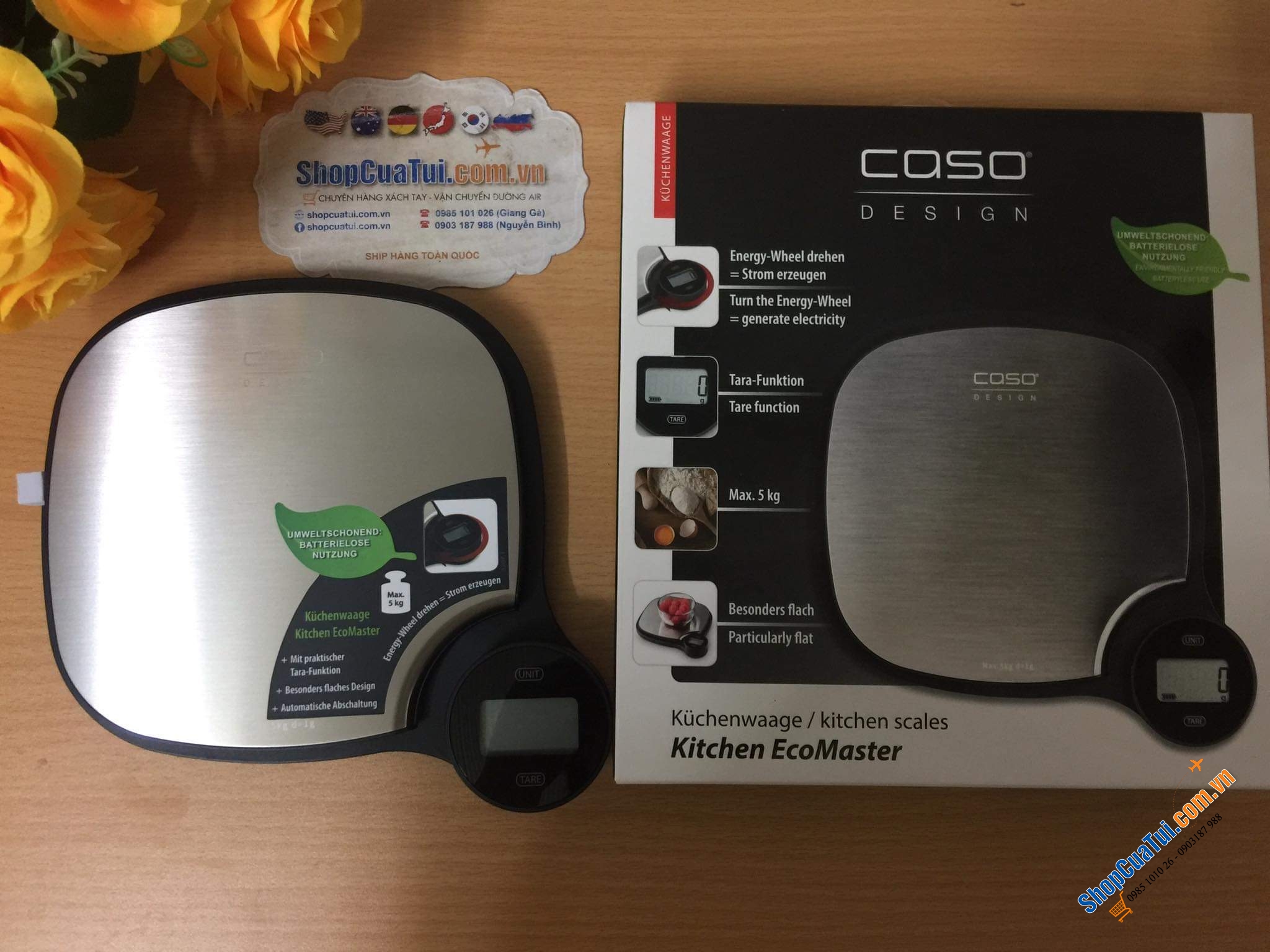 Cân nhà bếp Caso Kitchen EcoMaster 3267.