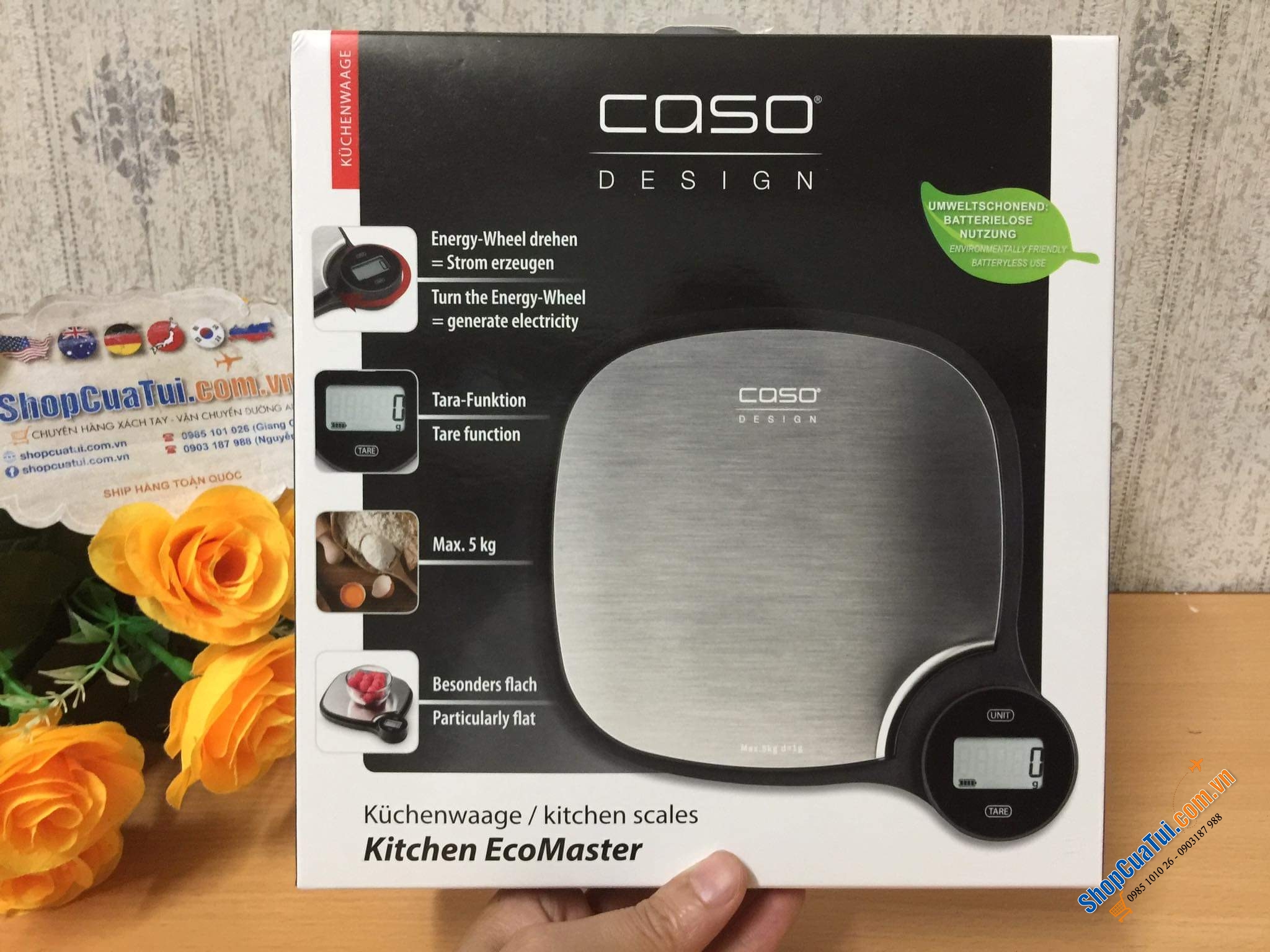Cân nhà bếp Caso Kitchen EcoMaster 3267.