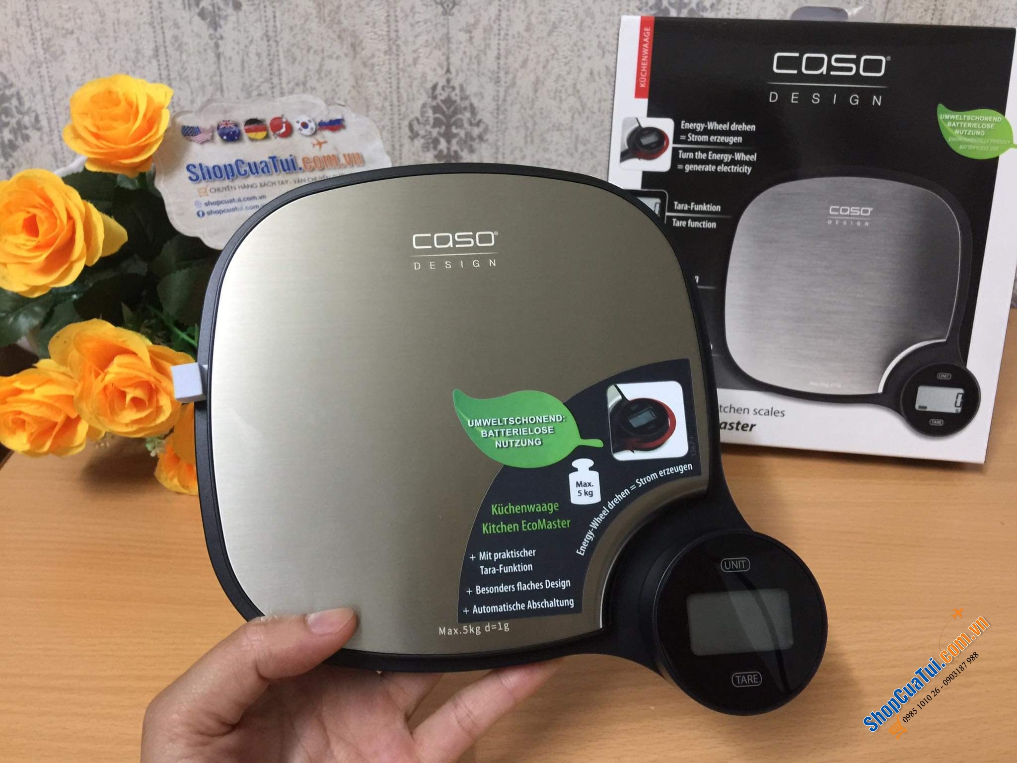 Cân nhà bếp Caso Kitchen EcoMaster 3267.