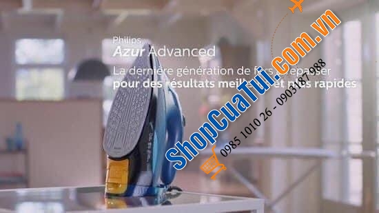 BÀN LÀ HƠI NƯỚC PHILIPS GC4937/20 (Philips gc4937/20 với công nghệ OPTIMALTEMP_ CHỐNG QUÁ NHIỆT CHÁY QUẦN ÁO).