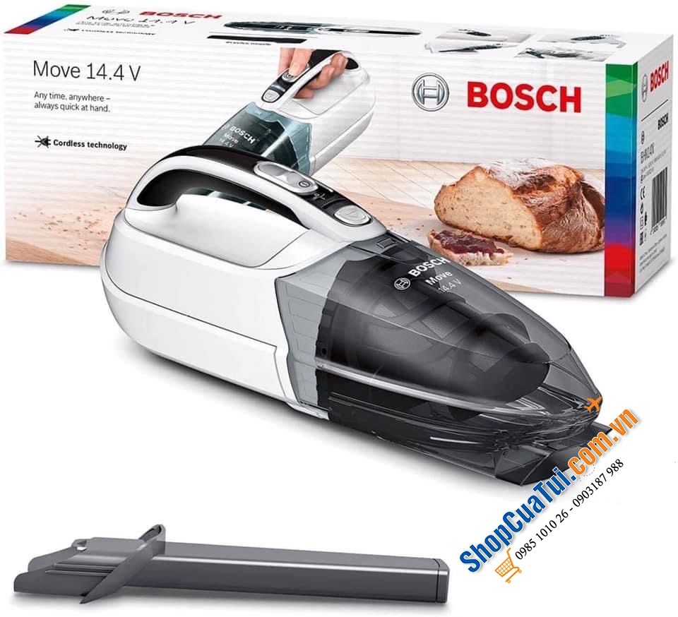 MÁY HÚT BỤI CẦM TAY BOSCH MÀU TRẮNG.