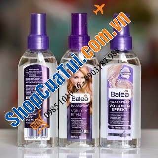 XỊT DƯỠNG LÀM PHỒNG VÀ BÓNG TÓC TỰ NHIÊN BALEA - Giúp chị em có mái tóc bóng mượt, vào nếp và bồng bềnh.