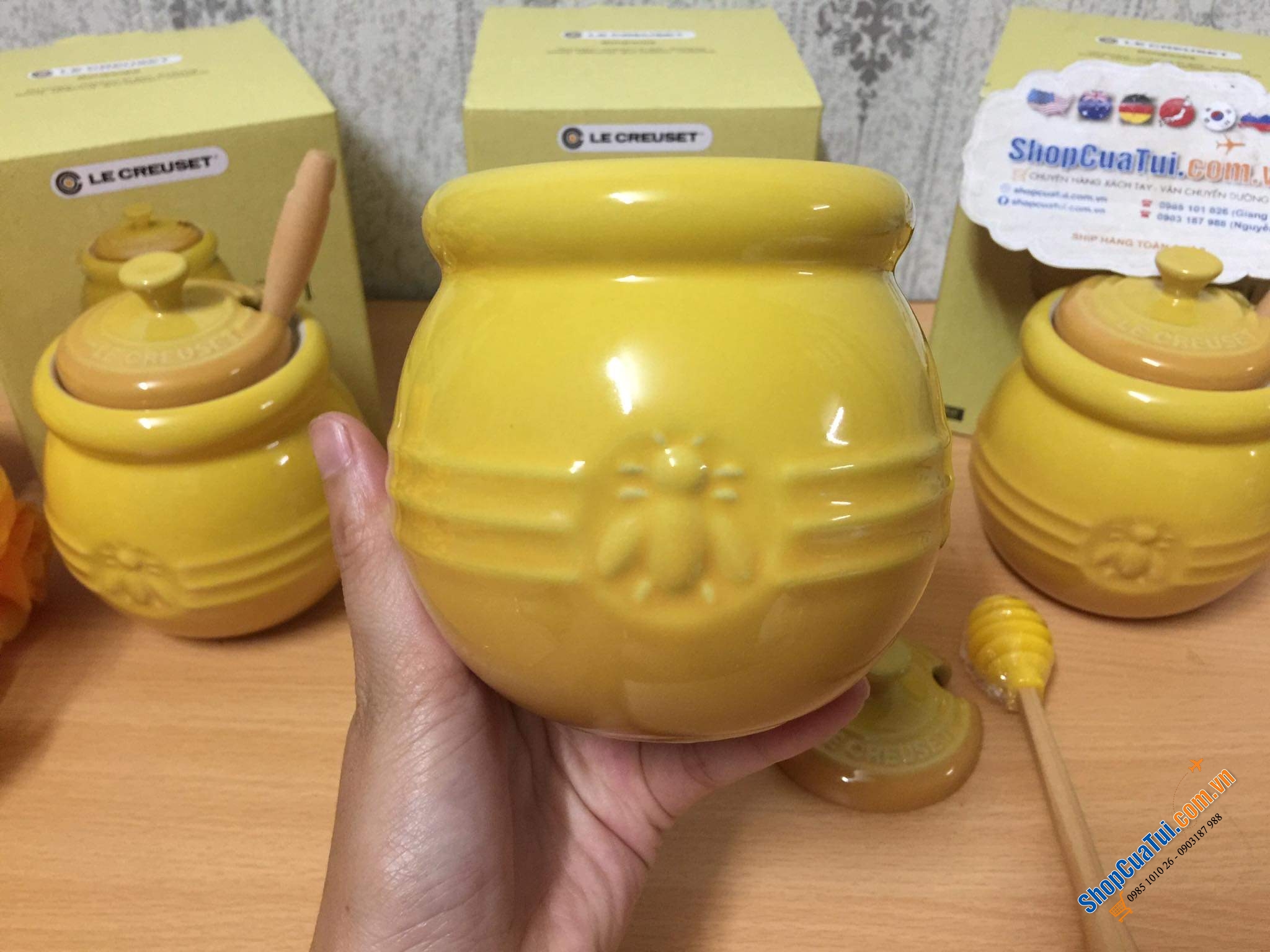 Hũ đựng mật ong LE CREUSET