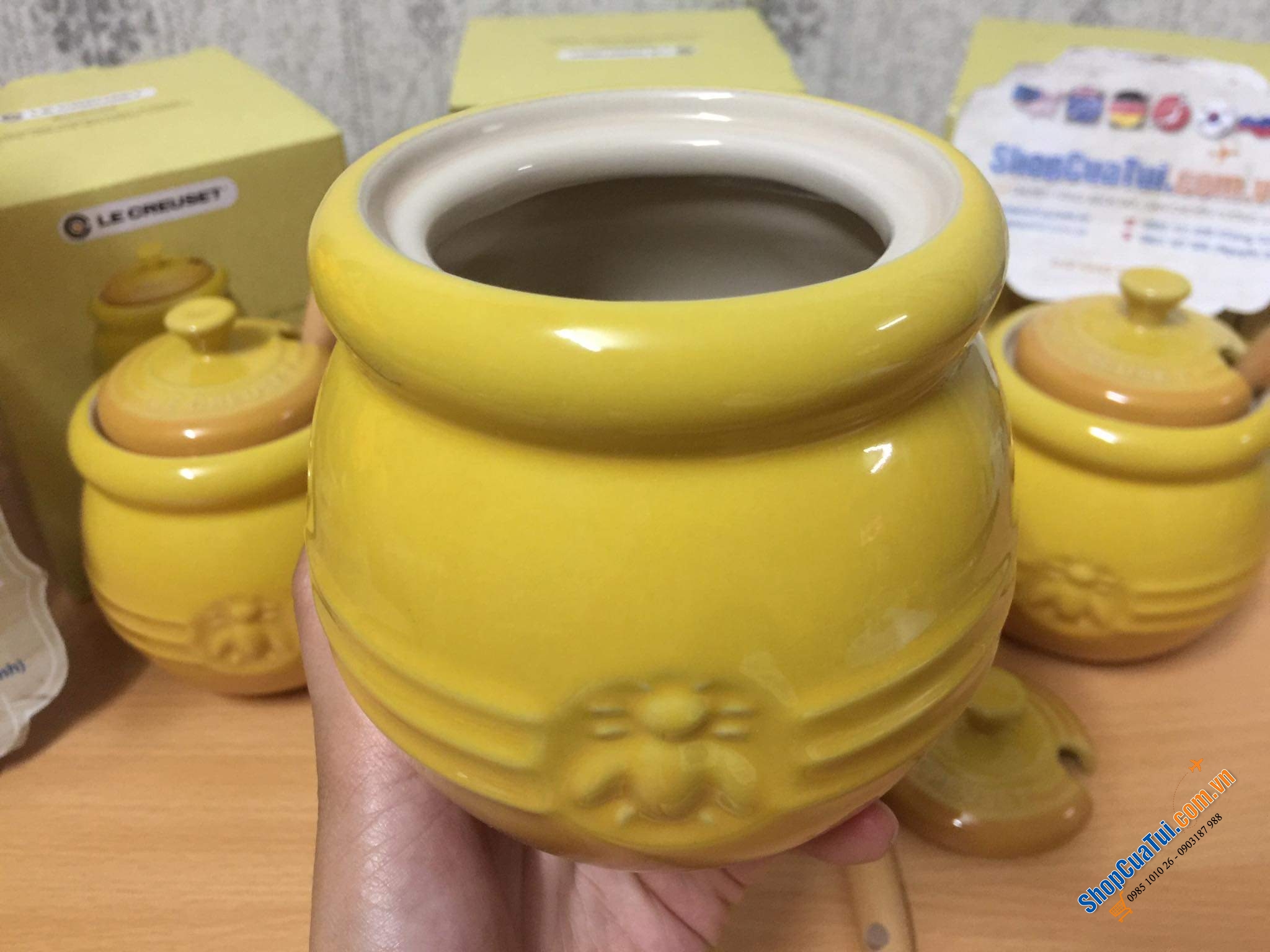 Hũ đựng mật ong LE CREUSET