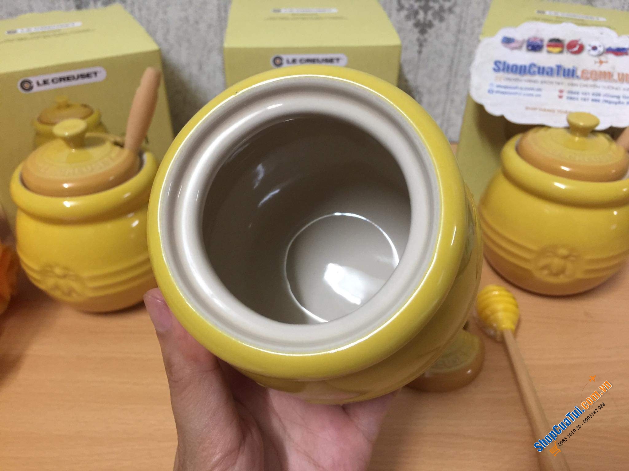 Hũ đựng mật ong LE CREUSET