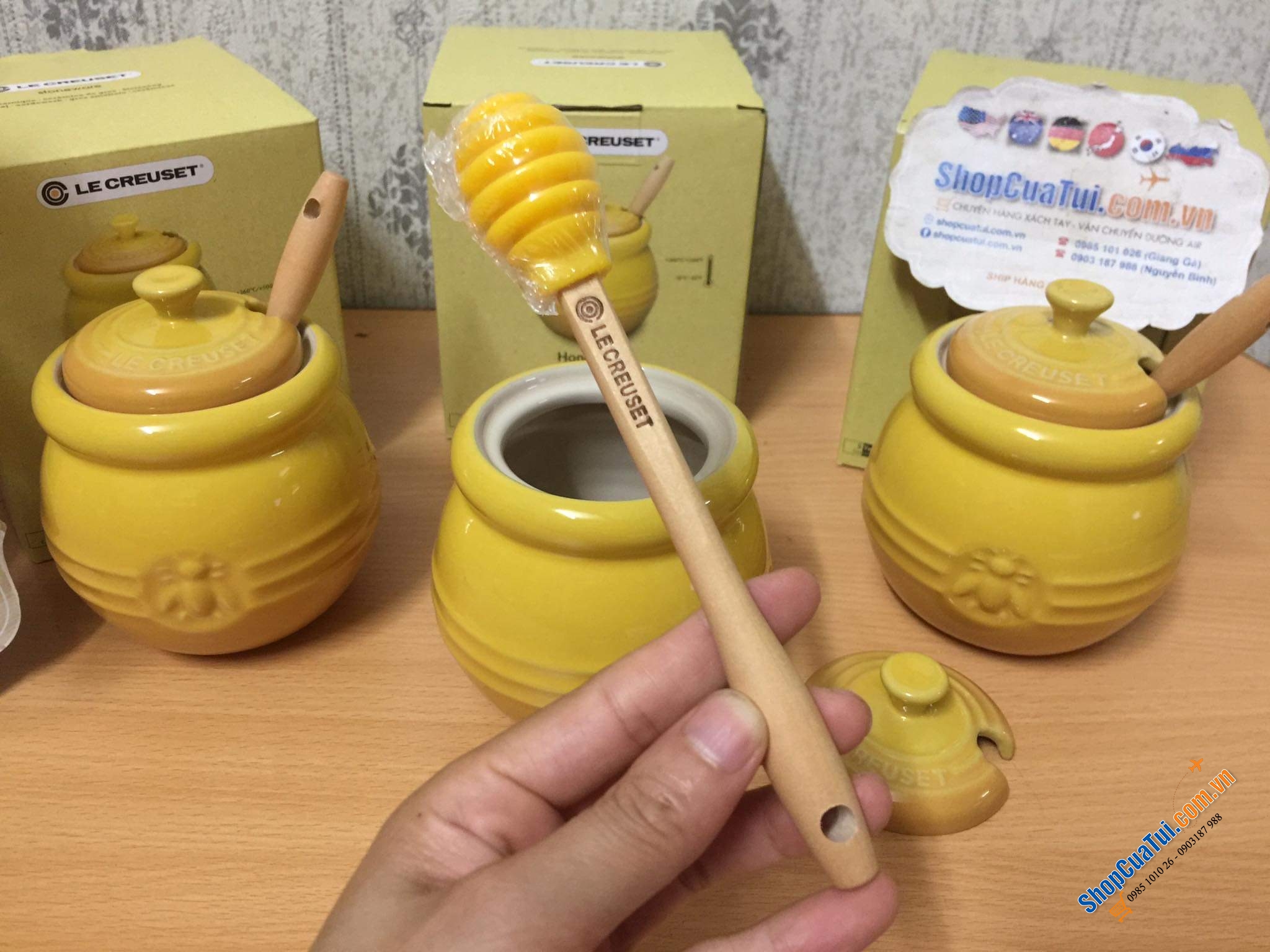 Hũ đựng mật ong LE CREUSET