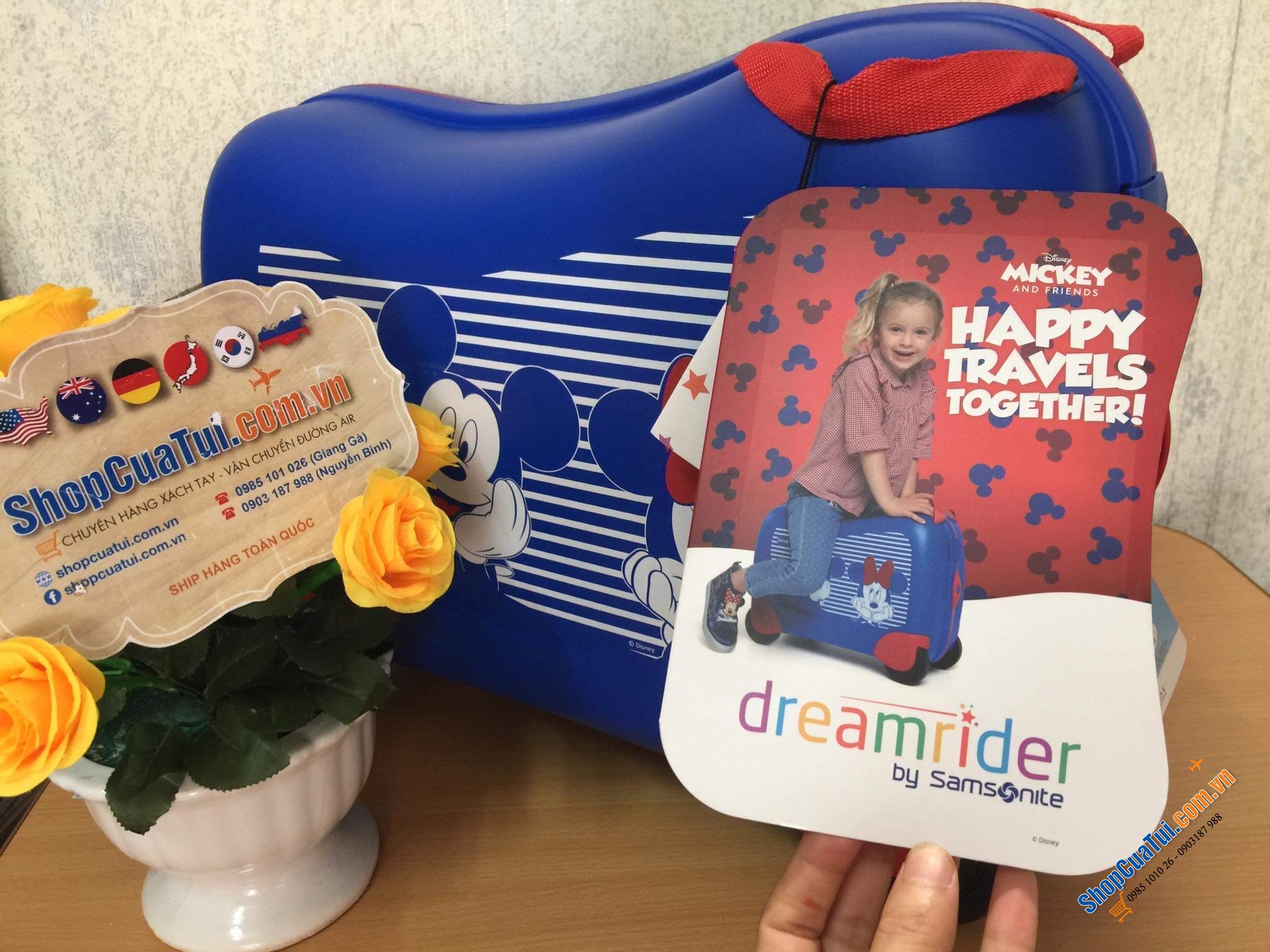 VALY TRƯỢT SAMSONITE TRẺ EM DREAM RIDER.