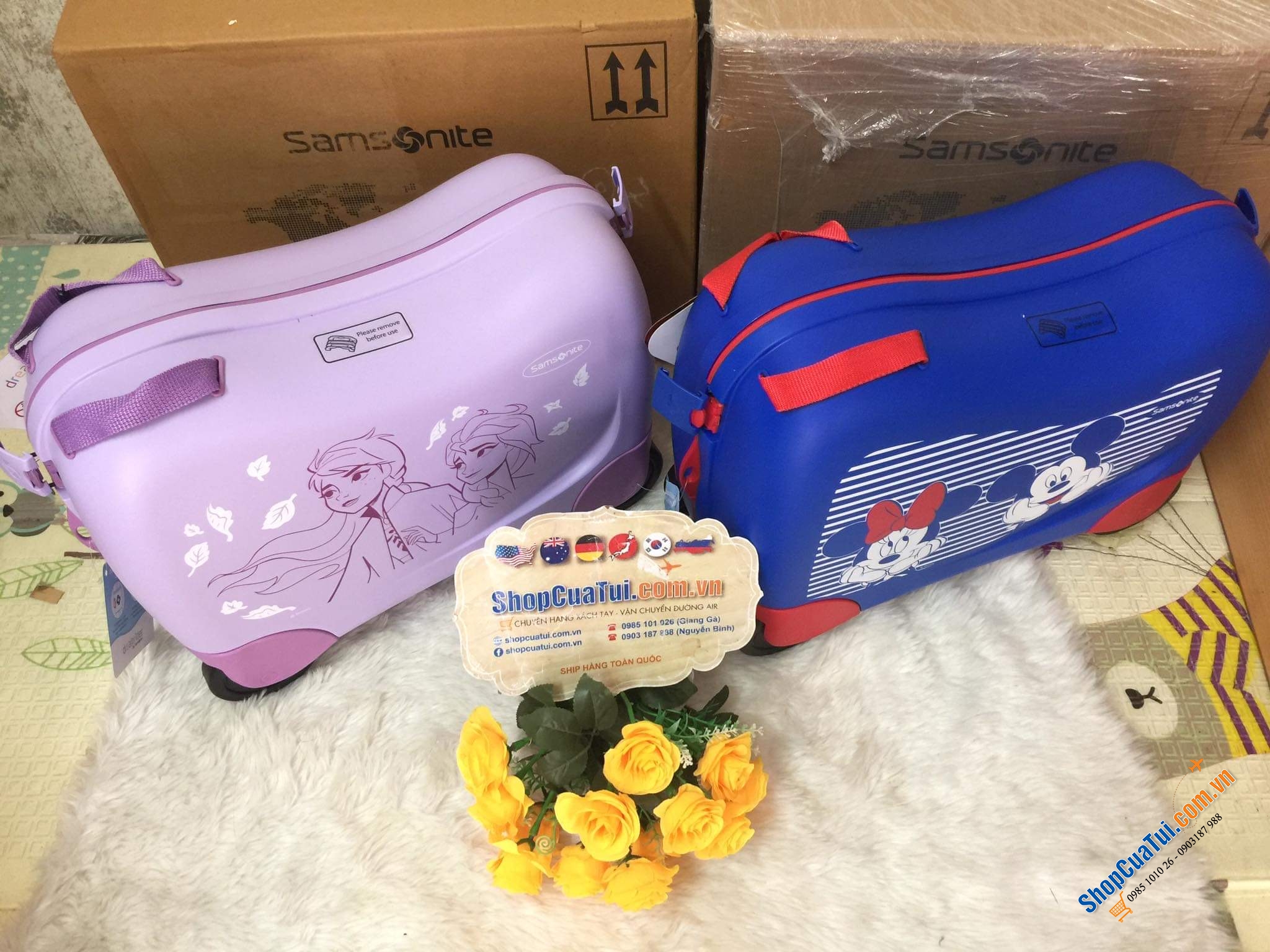 VALY TRƯỢT SAMSONITE TRẺ EM DREAM RIDER.