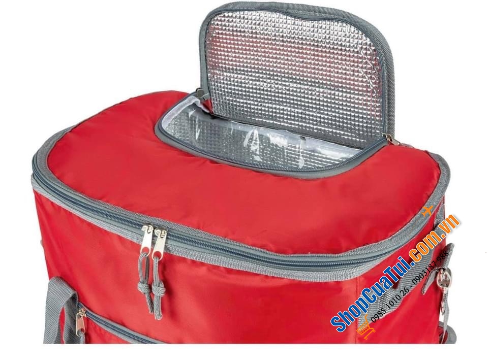 Túi giữ lạnh CRIVIT - HÀNG NỘI ĐỊA ĐỨC. Màu đỏ màu xanh