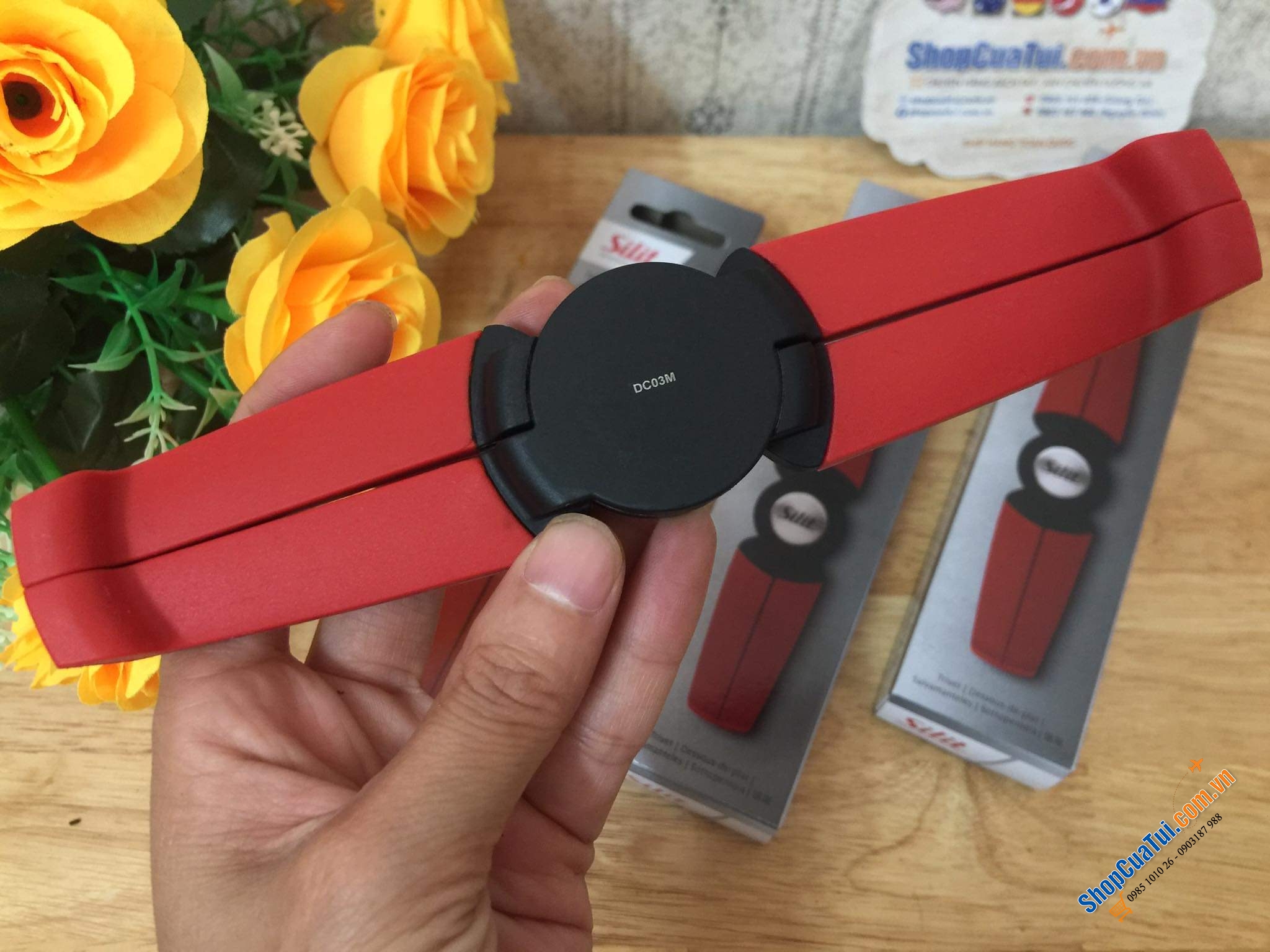 Lót nồi nam châm SILIT màu ĐỎ SIÊU ĐẸP.