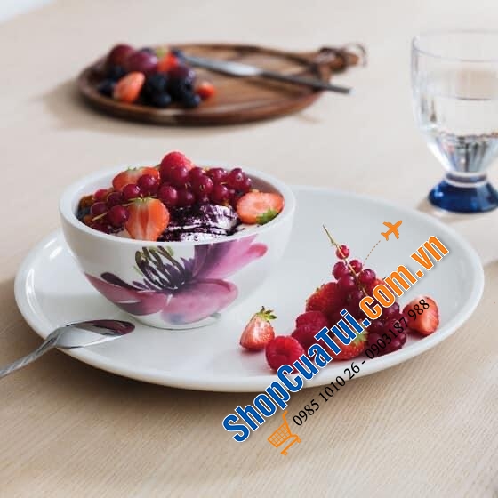BÁT ĂN NGŨ CỐC, CHÁO SÚP, SALAT VILLROY BOCH ARTESANO FLOWER 600ml.