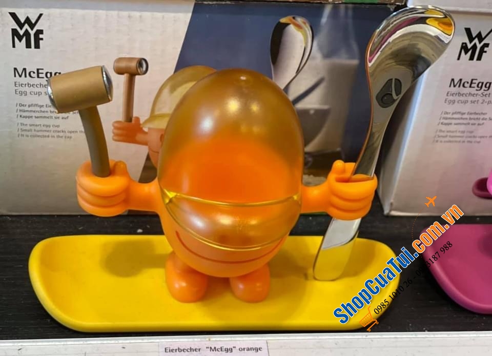 SET ĐỰNG TRỨNG LUỘC WMF KÈM BÚA ĐẬP