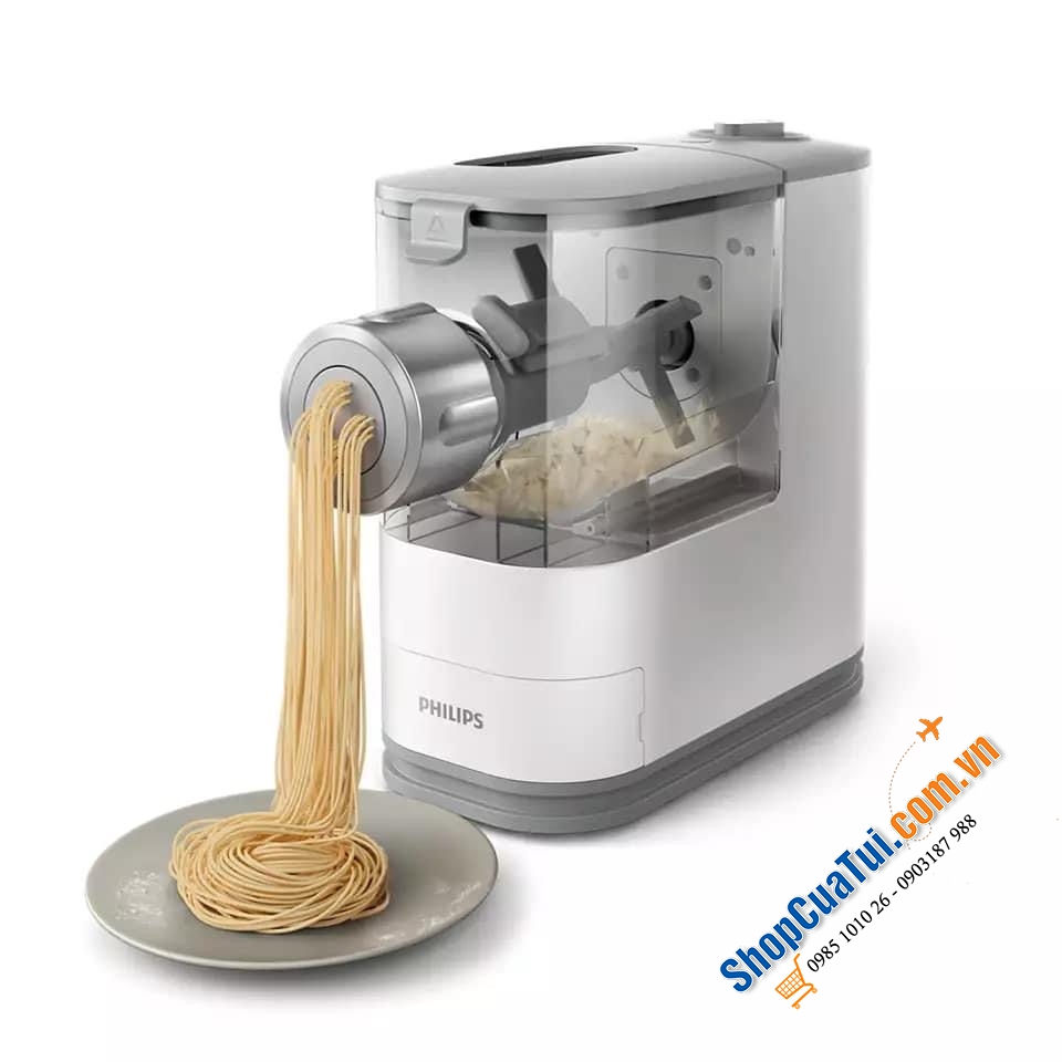 Máy Làm nui bún mì tại nhà đơn giản và sạch với Philips - Viva Collection Pasta and Noodle Maker HR2345/19