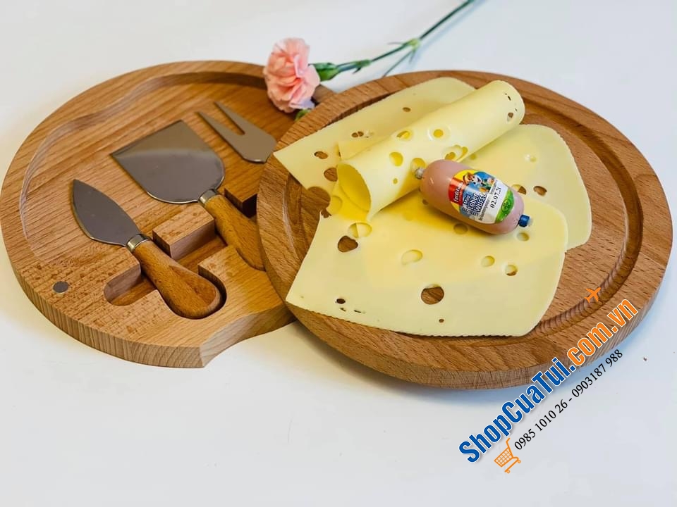 KHAY ĐỰNG CHEESE 100% CHẤT LIỆU TỪ GỖ, CÓ THỂ GẬP GỌN.