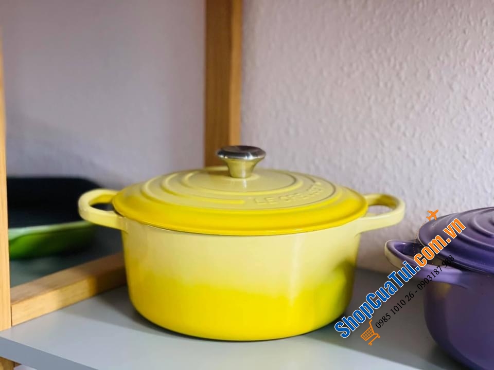 NỒI Le Creuset 20 cm màu VÀNG CHANH